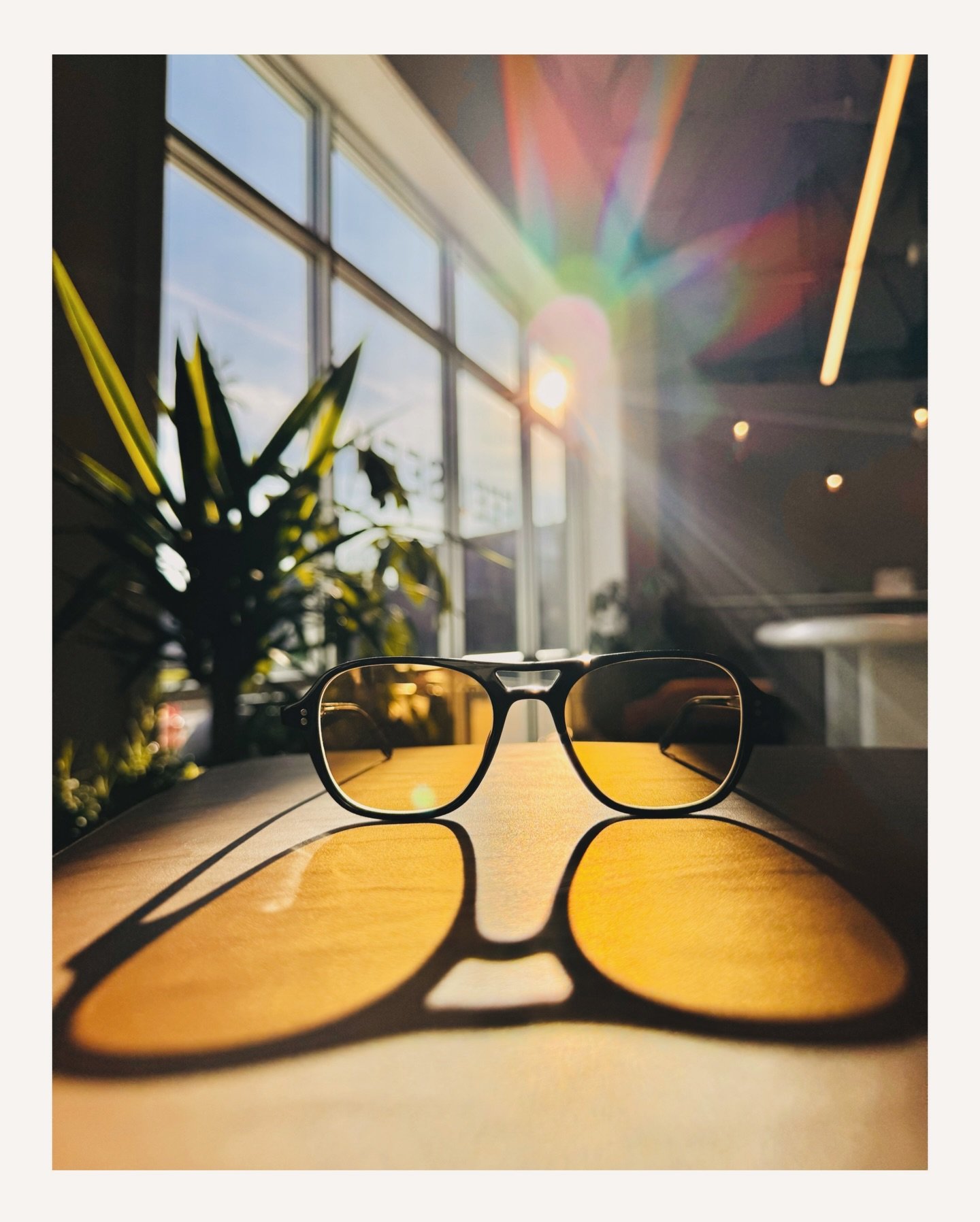 This frame casts a tall shadow. Jessica Ra&rsquo;s iconic look that we&rsquo;ve custom tailored for some of the coolest cats in Indy. Now back in stock. #FEELSEEN #Indianapolis