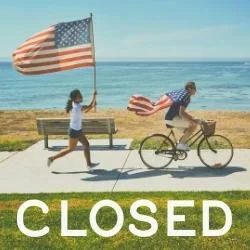 CLOSED (4th July Weekend)