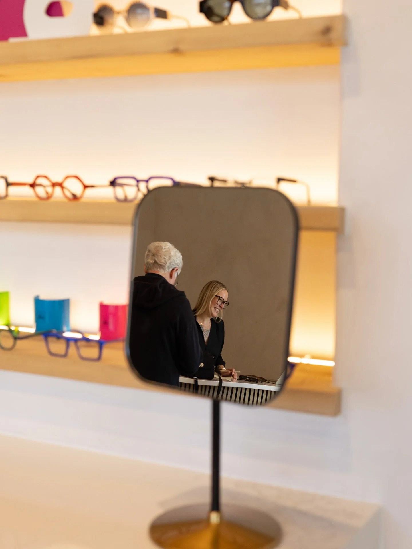 At Ra Opticians, personal attention comes first.
We take the time to understand your style, your lifestyle, and exactly what you want from your glasses. Every frame we show you is intentionally selected to fit perfectly and elevate your look.
Book a 