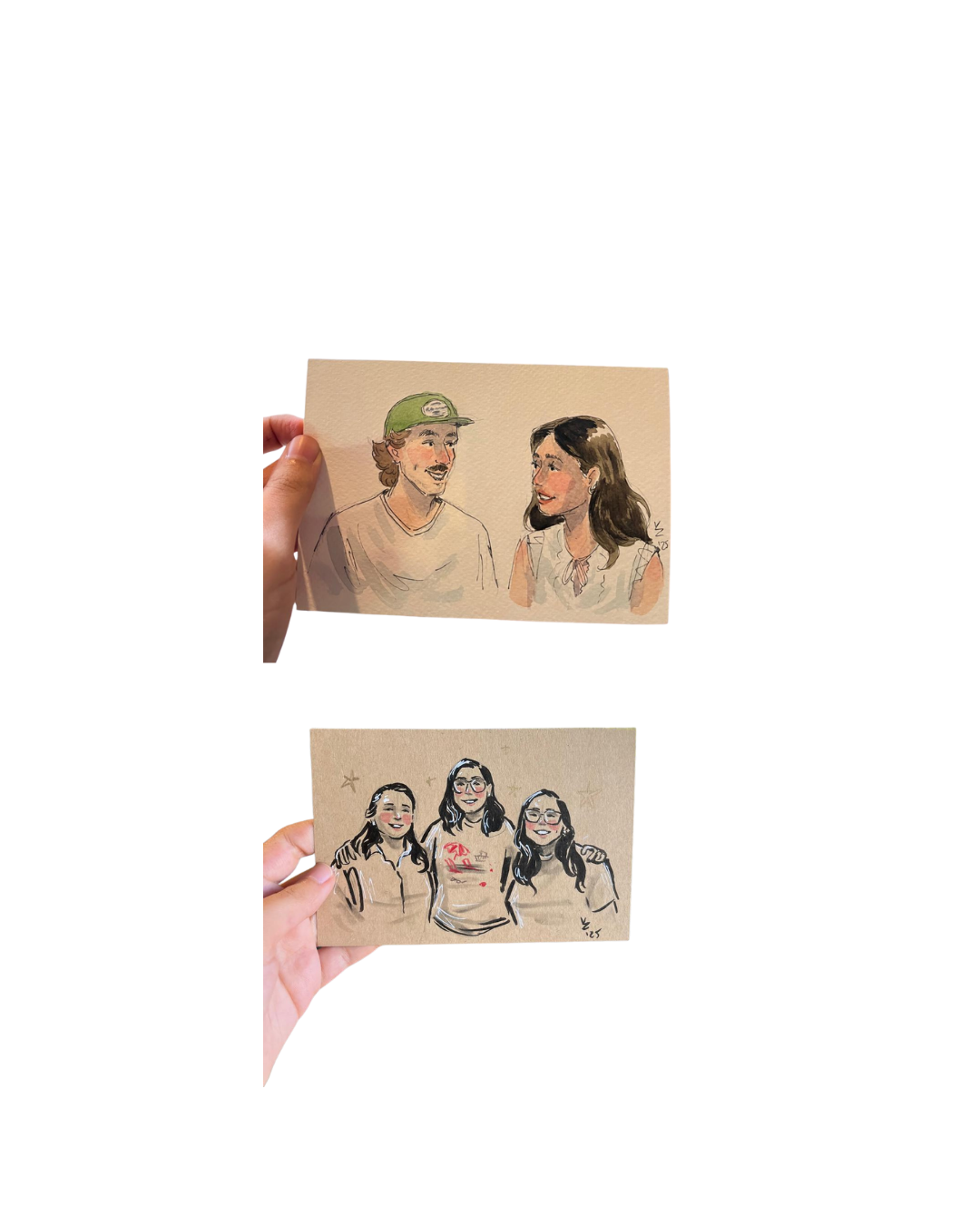 Retratos en vivo por Karla Zepeda