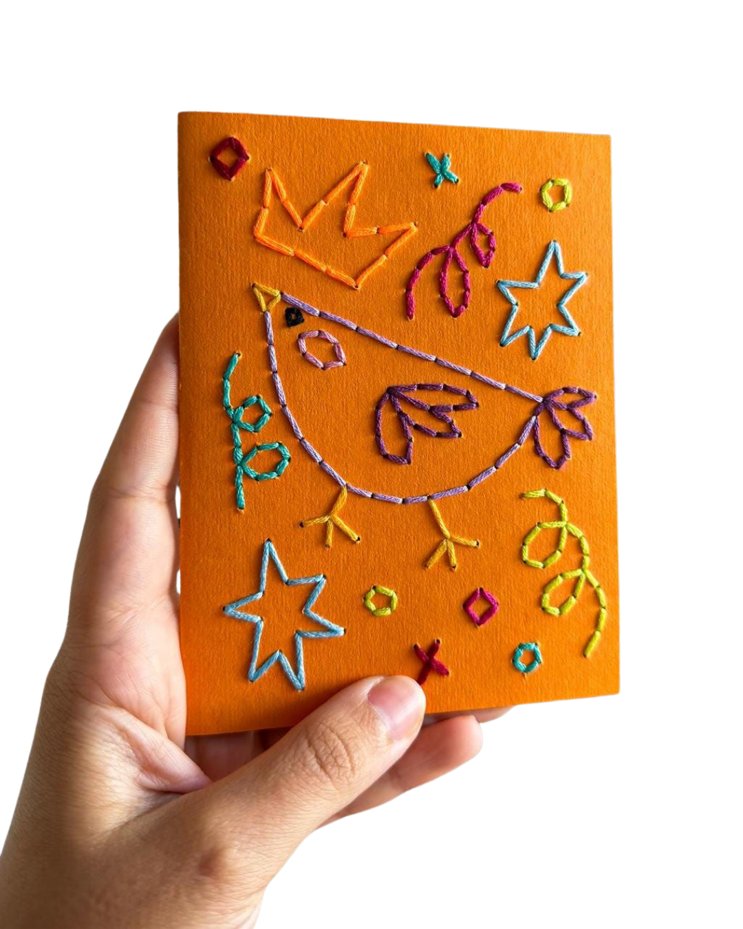 Taller: Tarjetas bordadas - Por Taller Cúcara Mácara