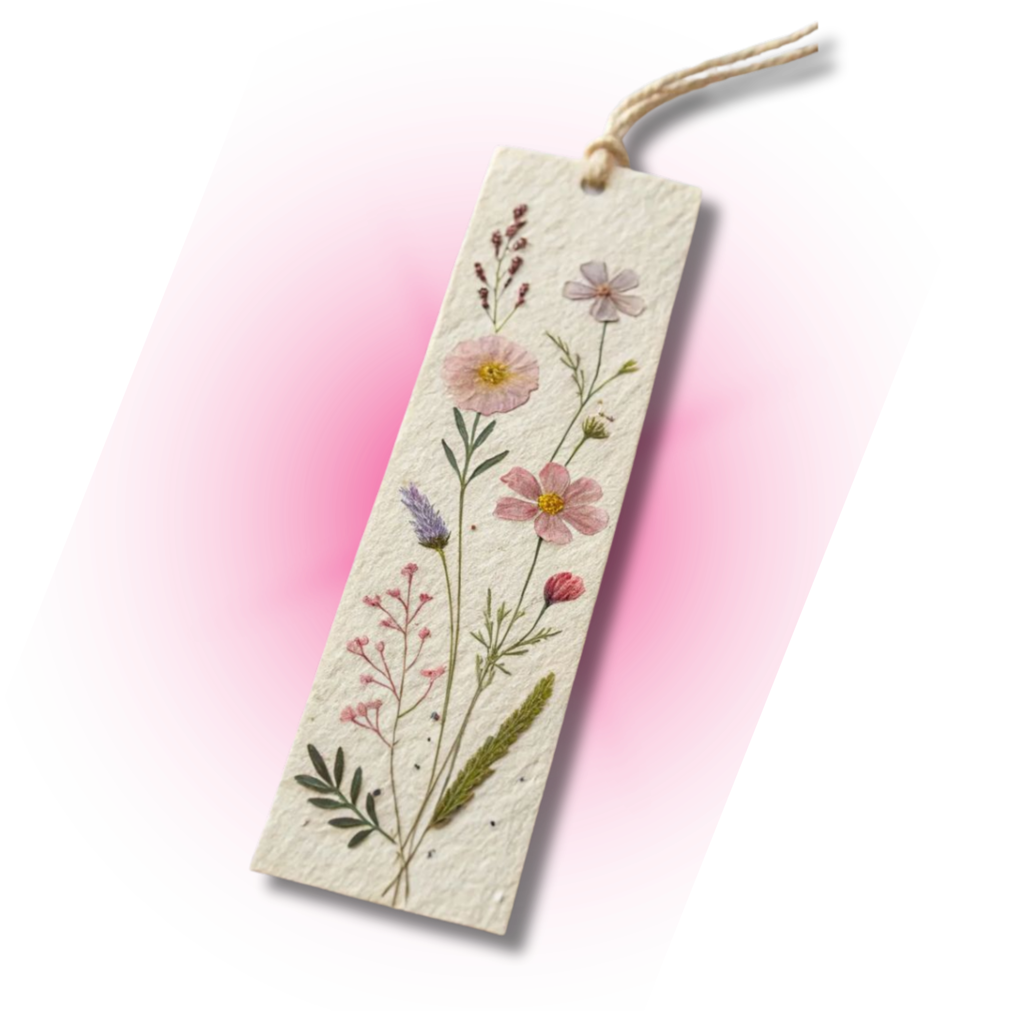 Taller: Separador de libros con flores prensadas por Taller Cúcara Mácara
