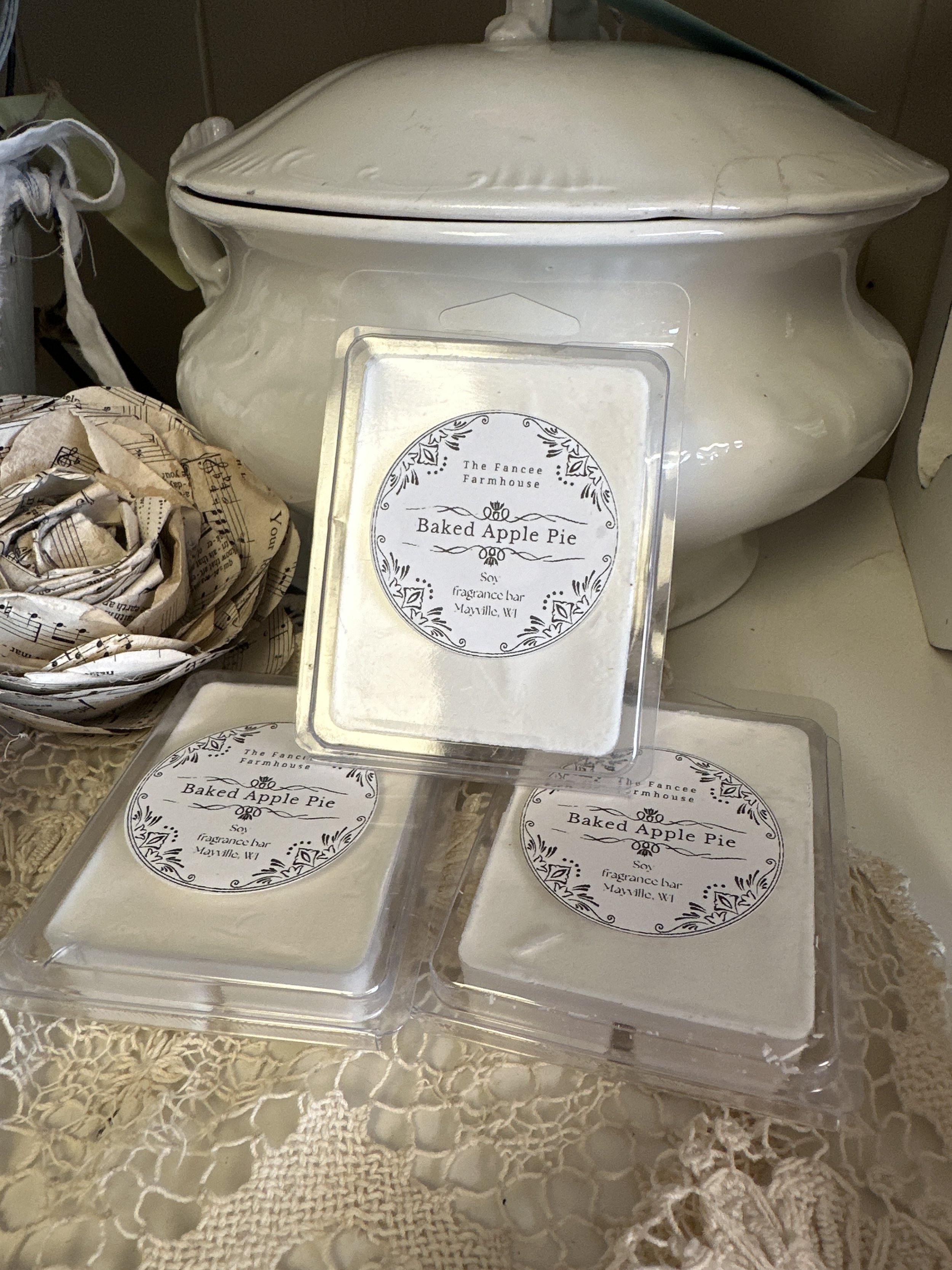 Baked Apple Pie soy fragrance bars