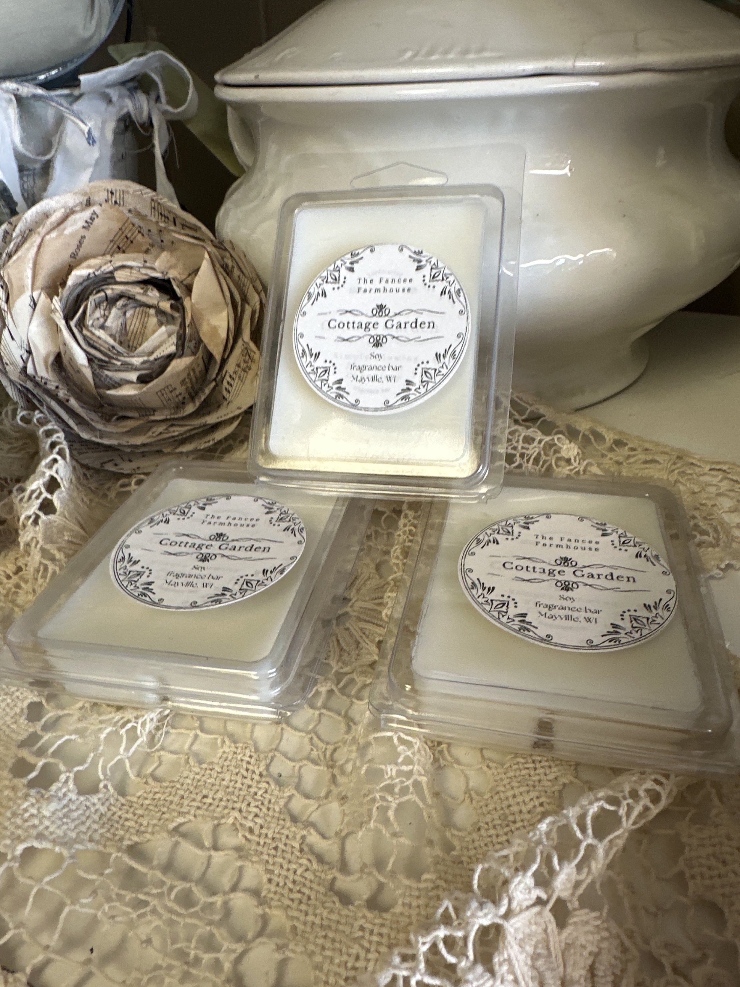 Cottage Garden soy fragrance bars