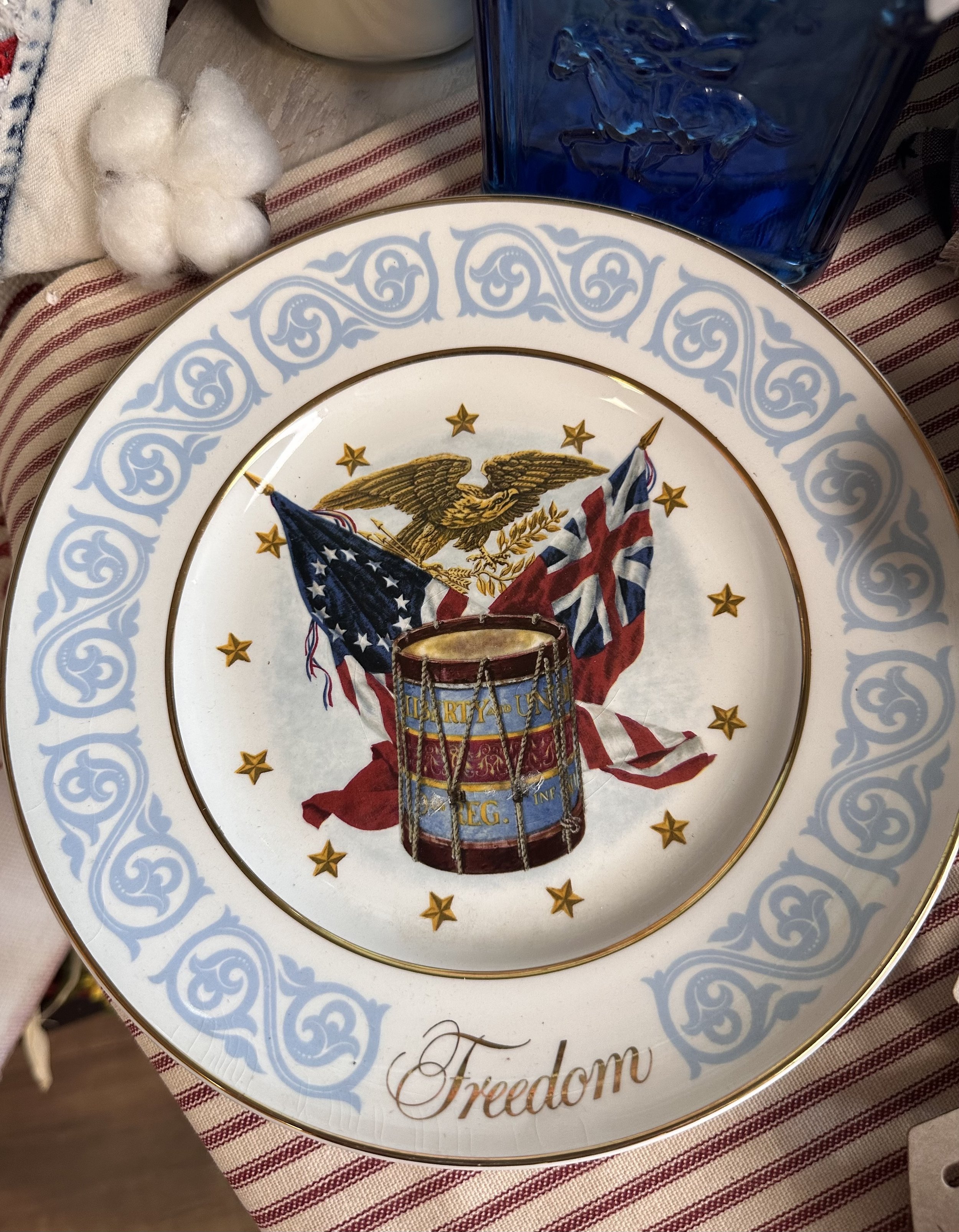 Avon Freedom by Enoch Wedgwood plate