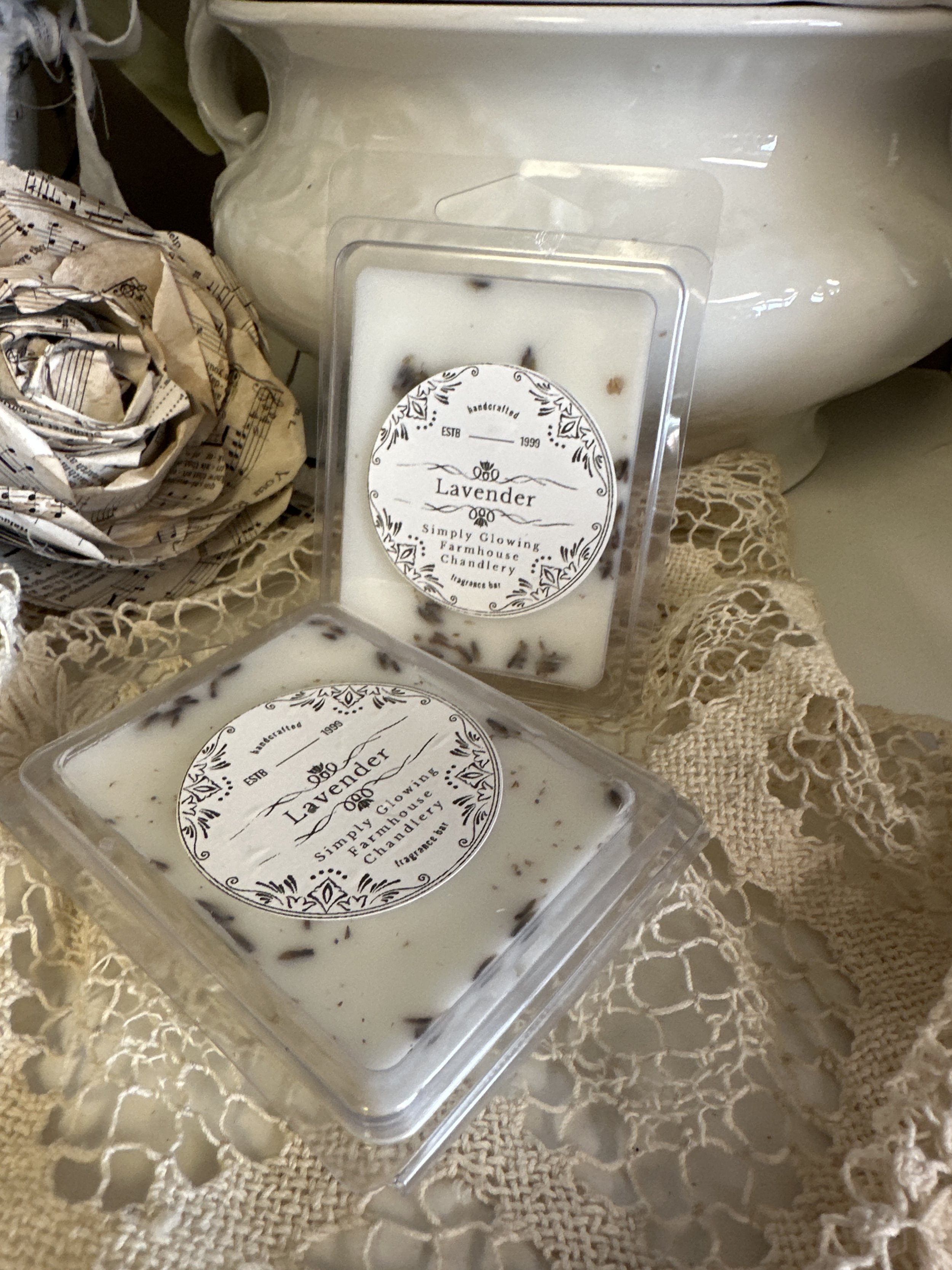 Lavender soy fragrance bars