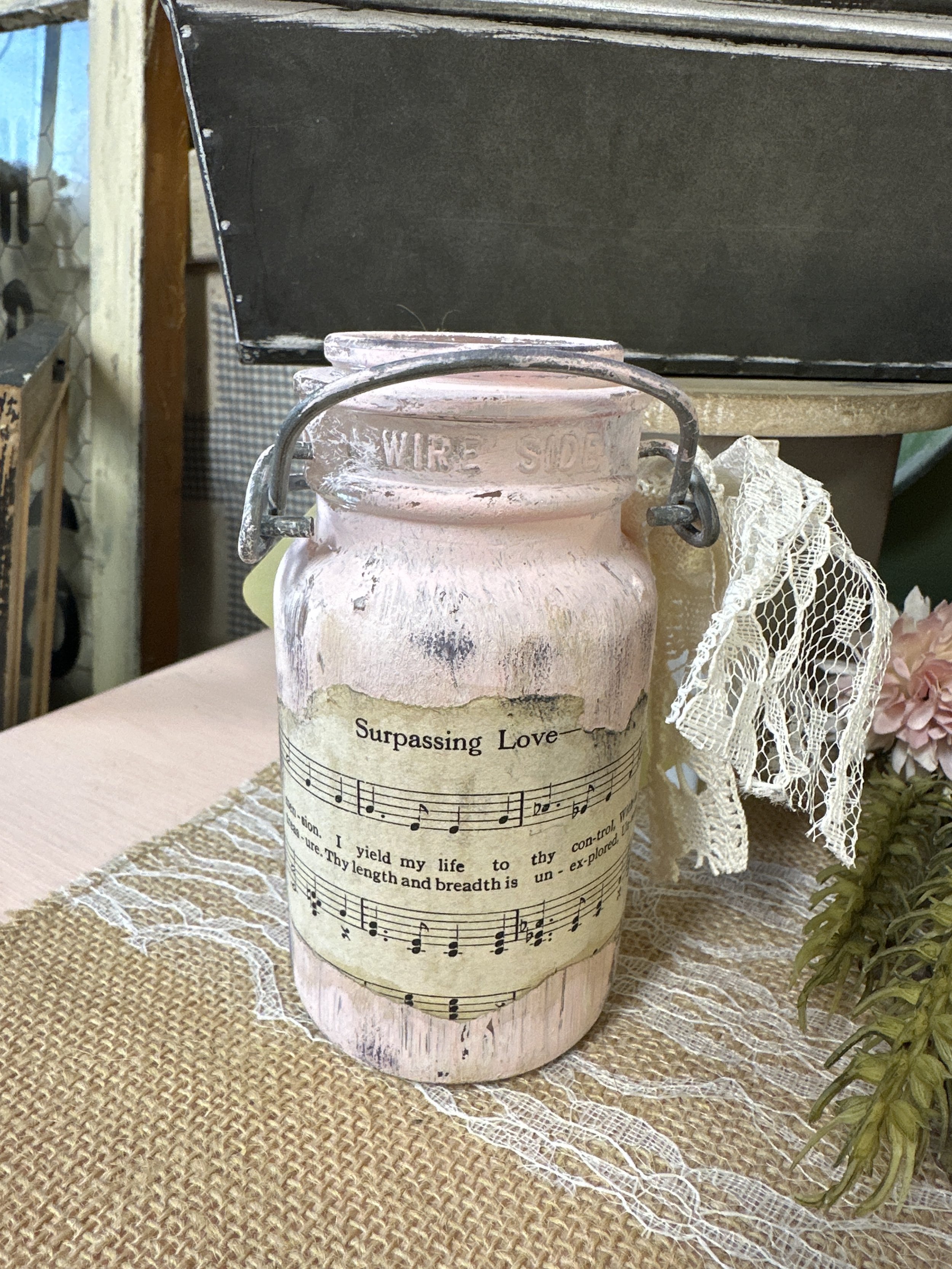 Surpassing love pink jar