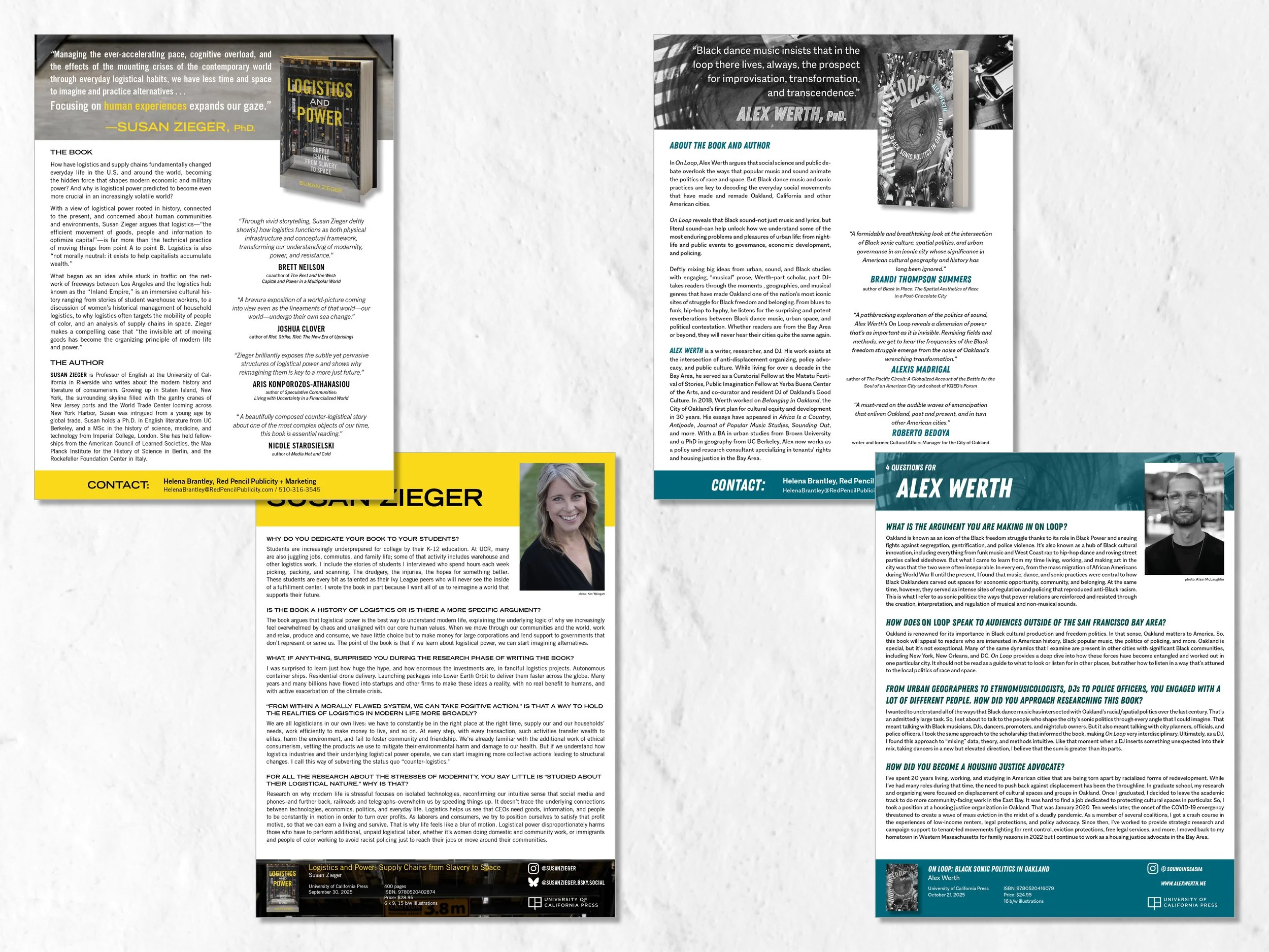 Publicity "one-sheets"