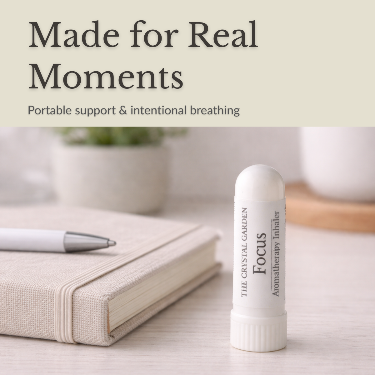 Aromatherapy inhlaer, Focus on desk by the Crystal Garden