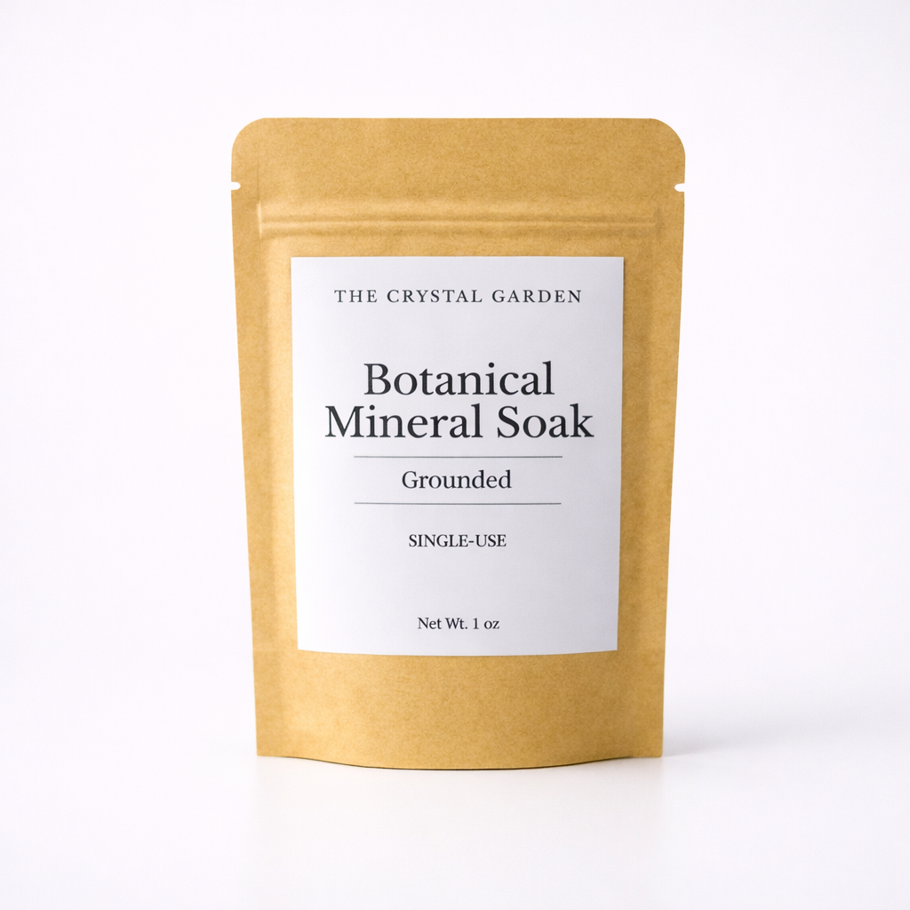 Botanical Mineral Soaks, bulk ordering but the Crystal Gardend. Party Favors