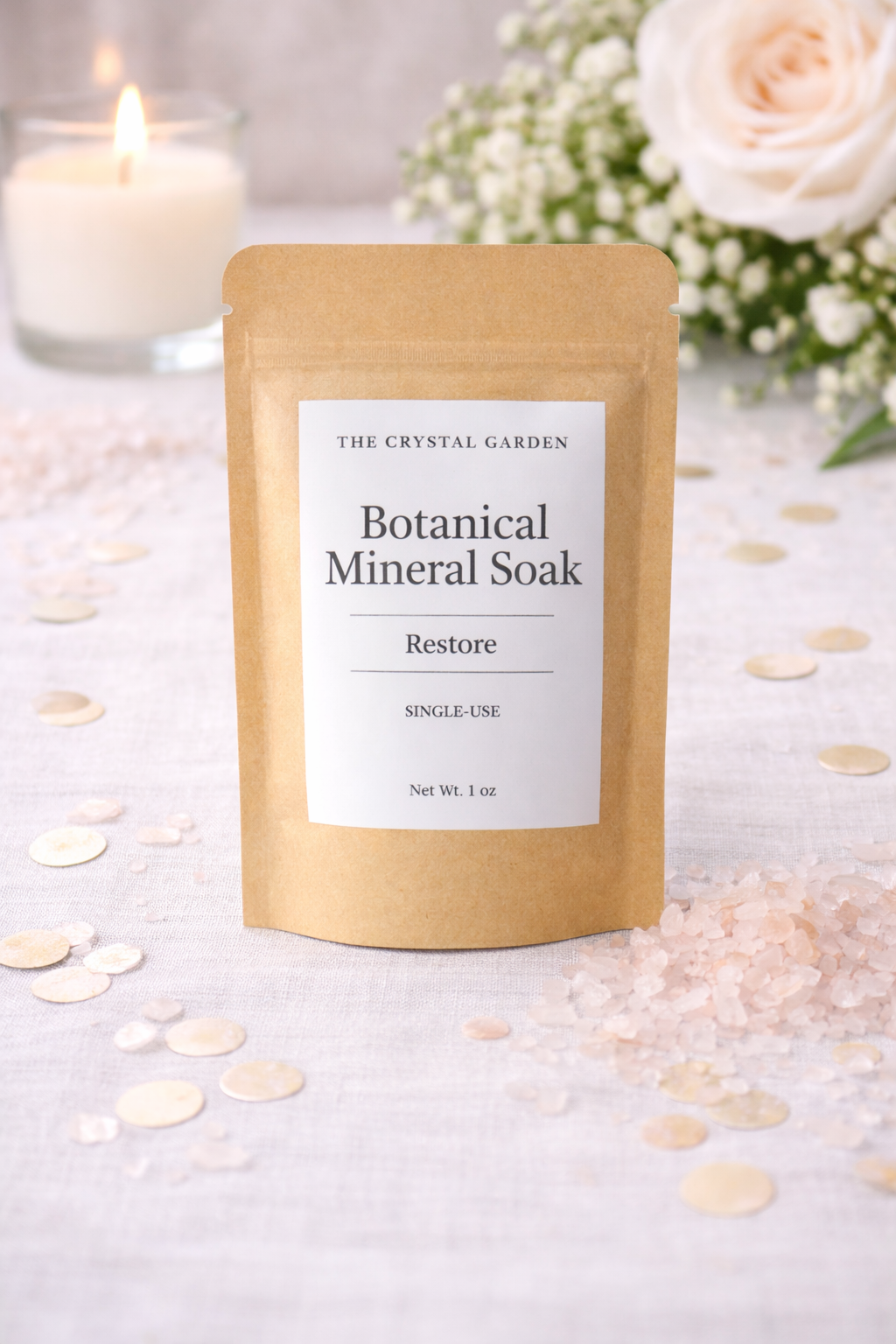 Botanical Foot Soak Favor Packs