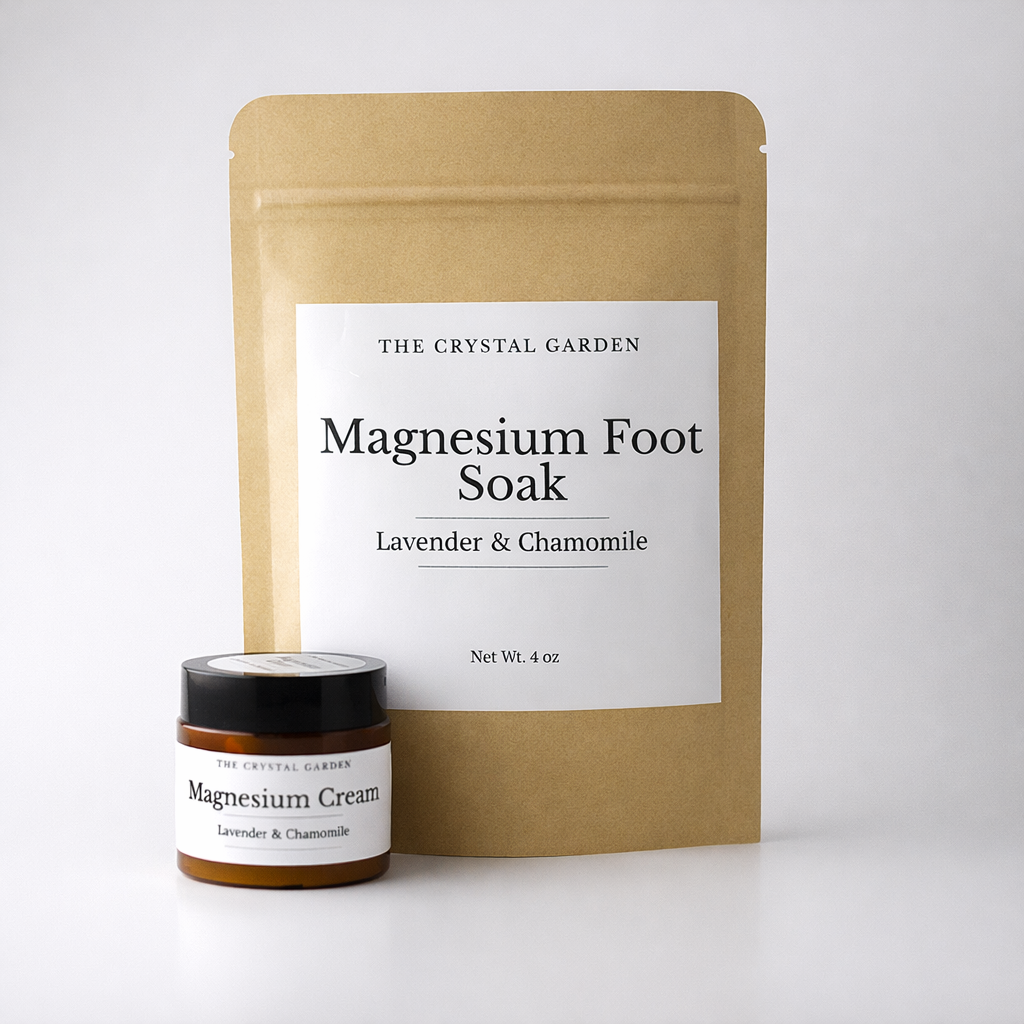 Lavender Chamomile Magnesium Cream & Foot Soak Set