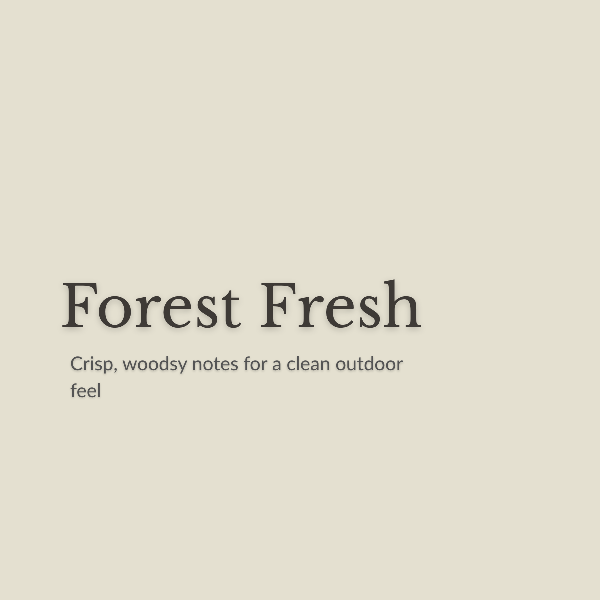 Forest fresh supproting photo