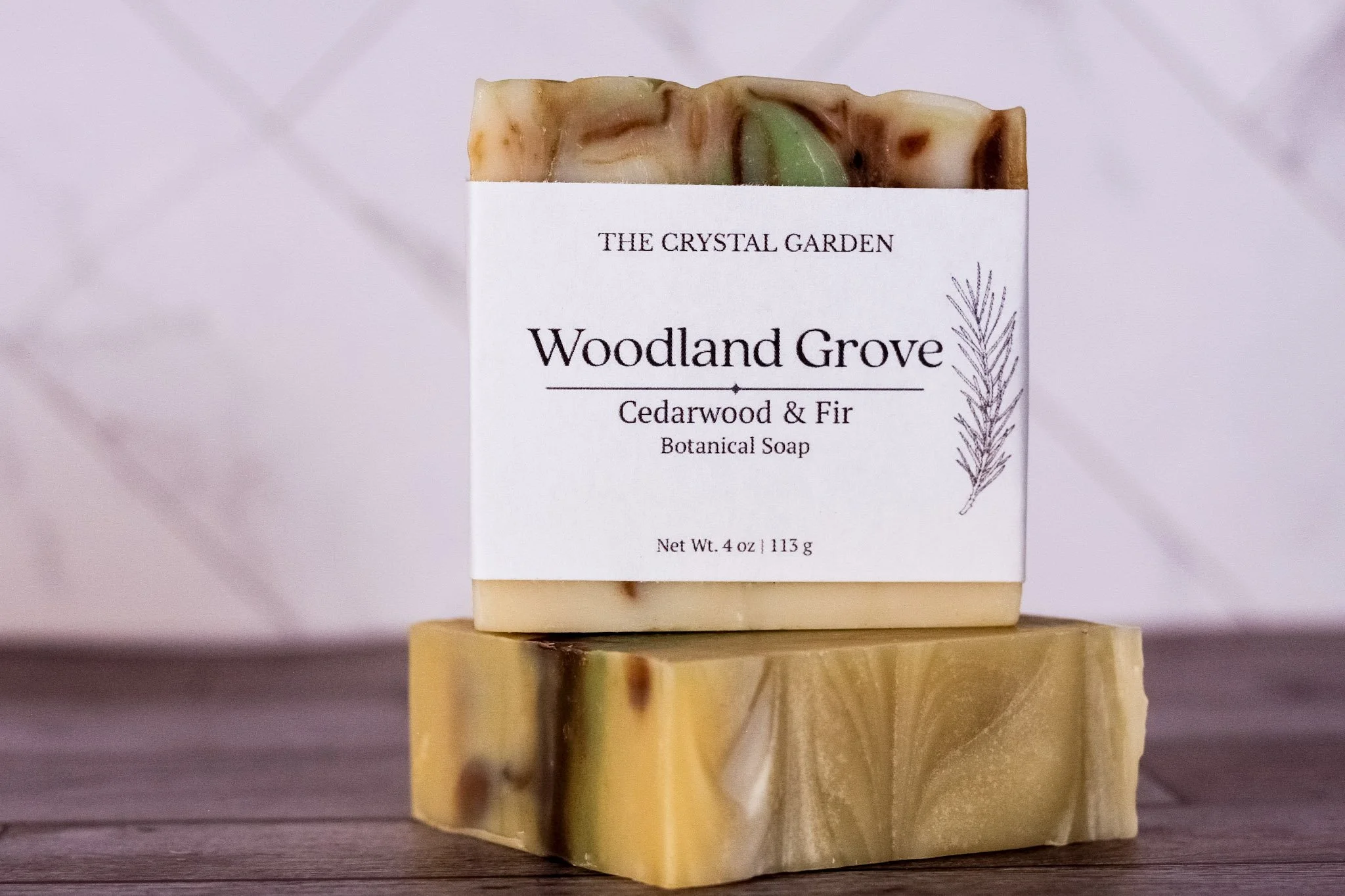 Woodland Grove Bar soap created by the Crystal Garden