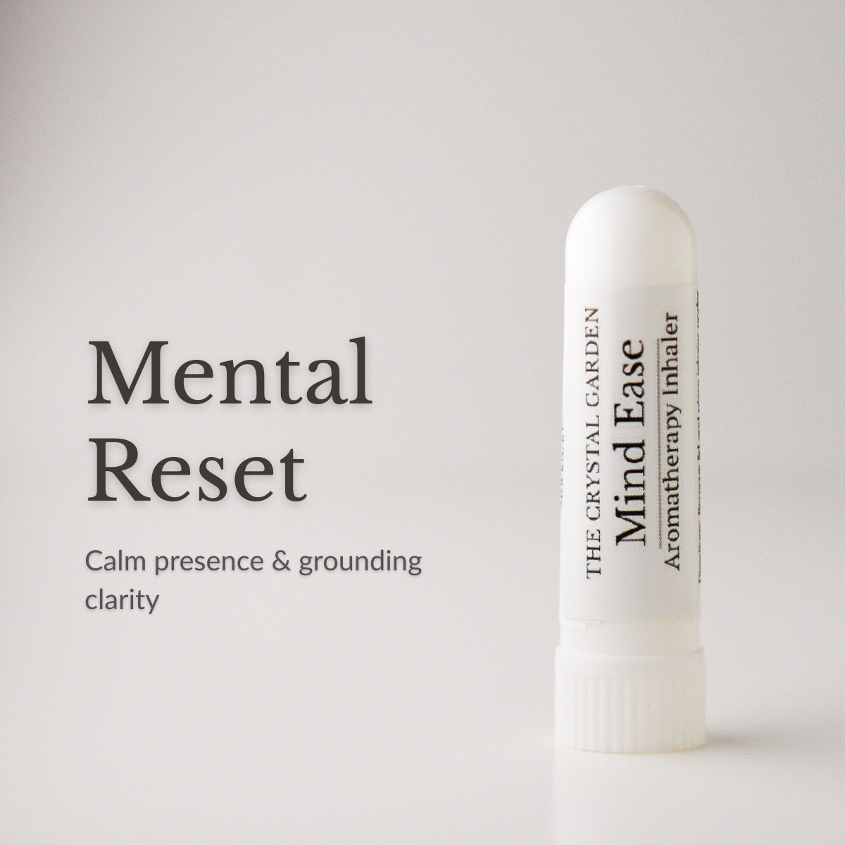 Aromatherapy Inhaler, Mind Ease by the Crystal Garden.
