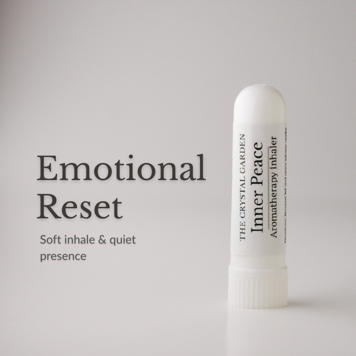 inner peace aromatherapy inhaler by the crystal garden