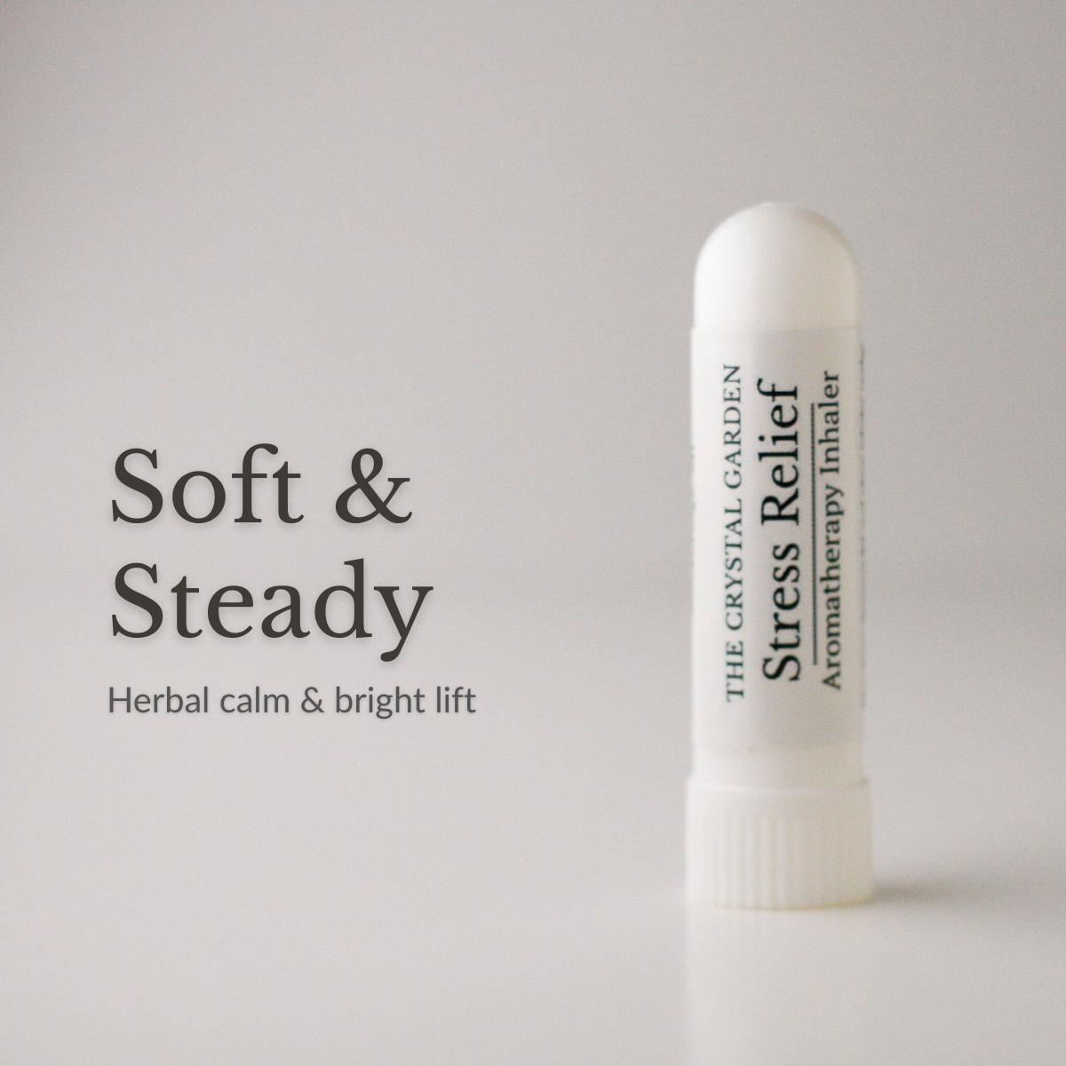 Stress relief aromatherapy inhlaer by the crystal garden