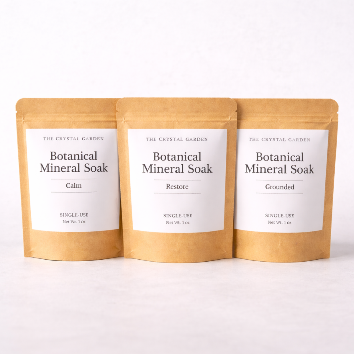 Botanical Mineral Soak — Three Blend Sampler