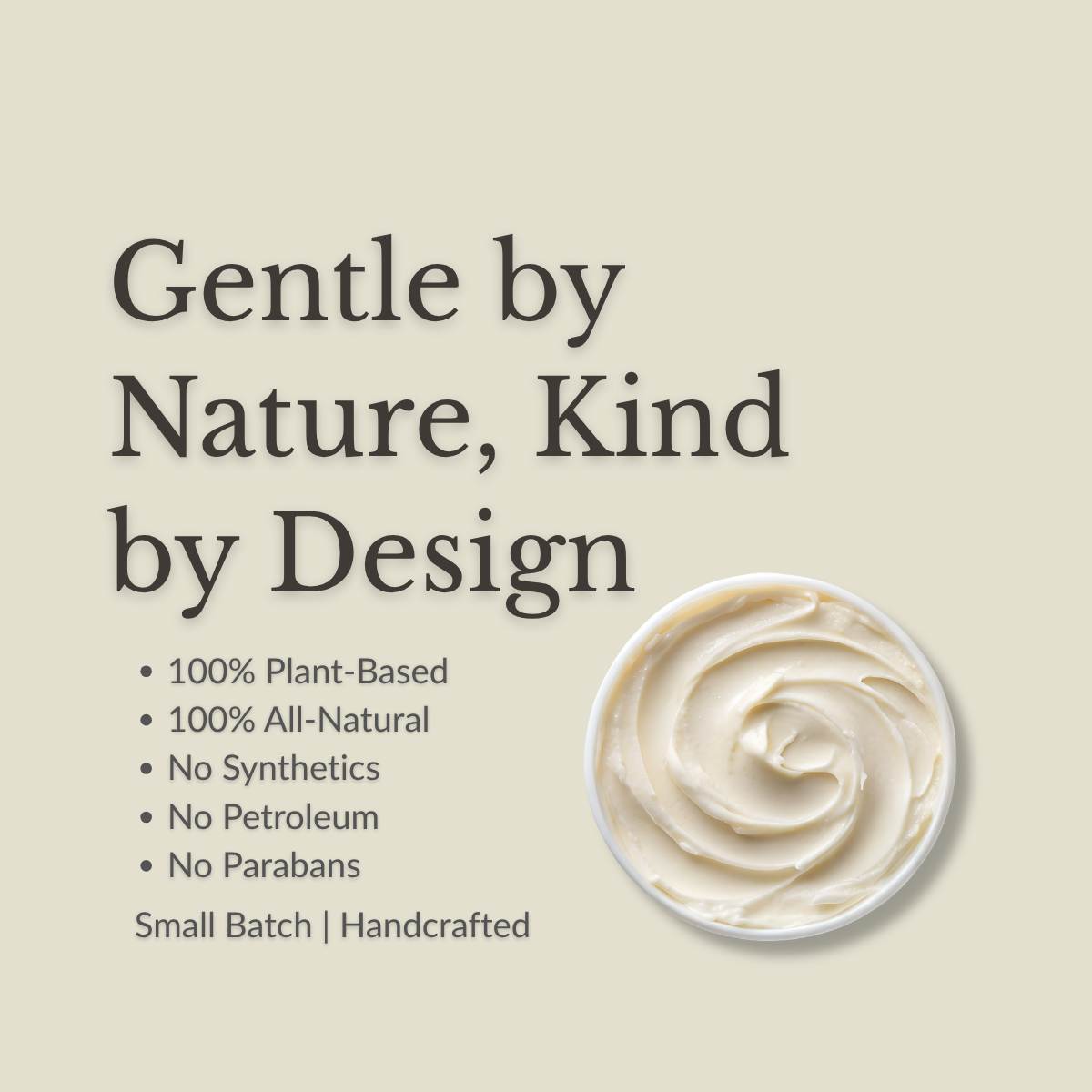 Plant-based Baby Tushy Butter cocoa butter diaper balm in metal tin for sensitive skin