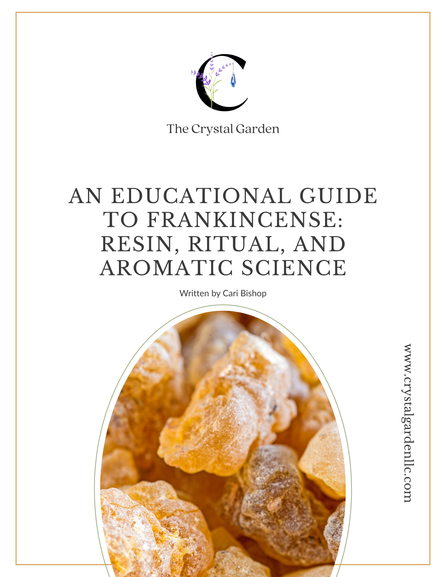Tital page to An Educational Guide to Frankincense