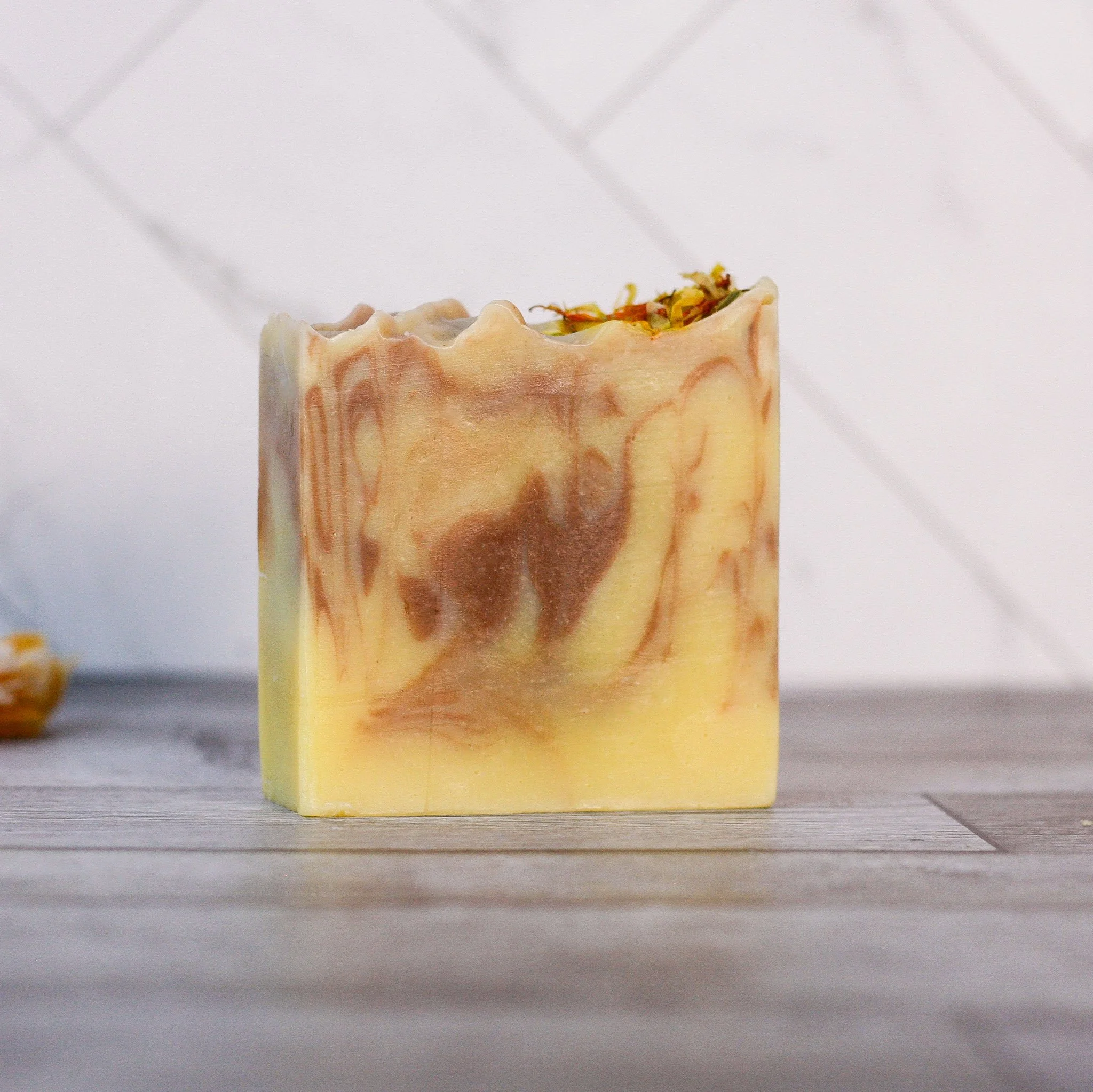 Citrus bloom bar soap by The Crystalg Garden