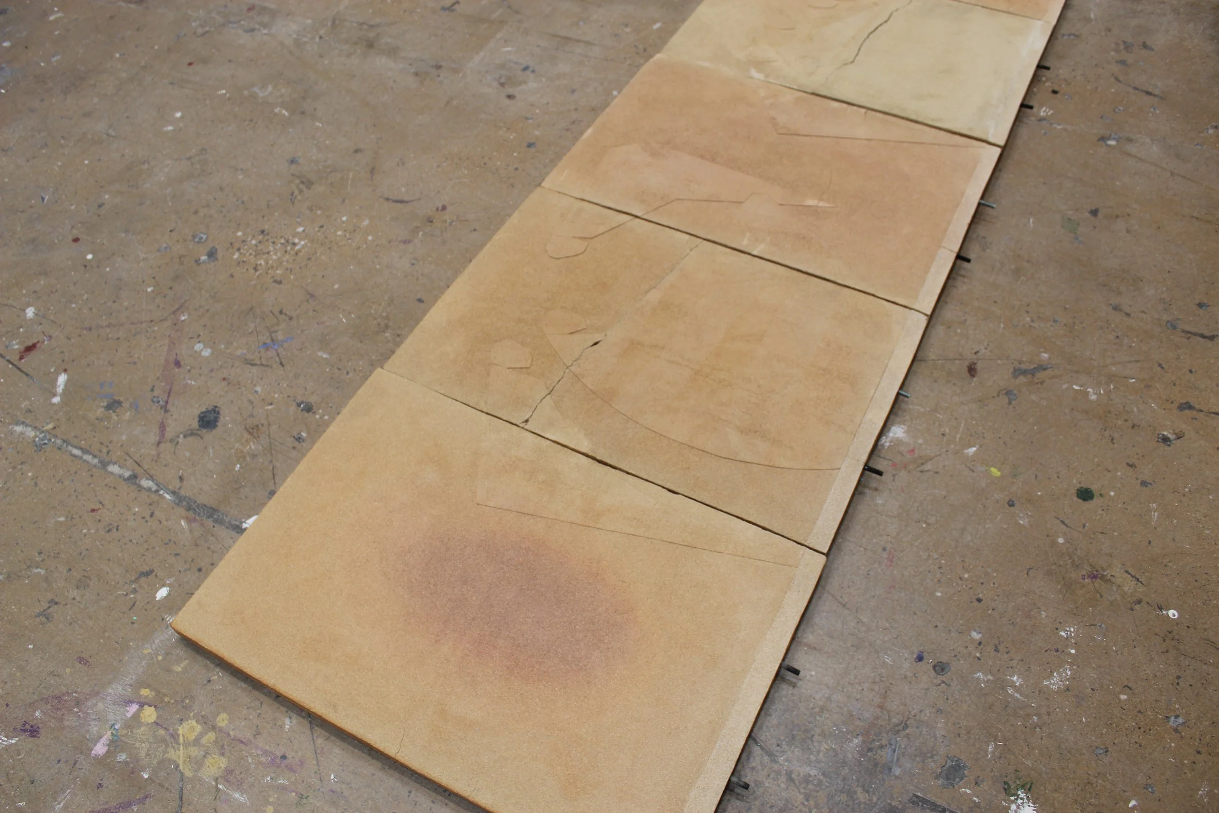 Detail of 'Interaction I (reoriented)' (2025).