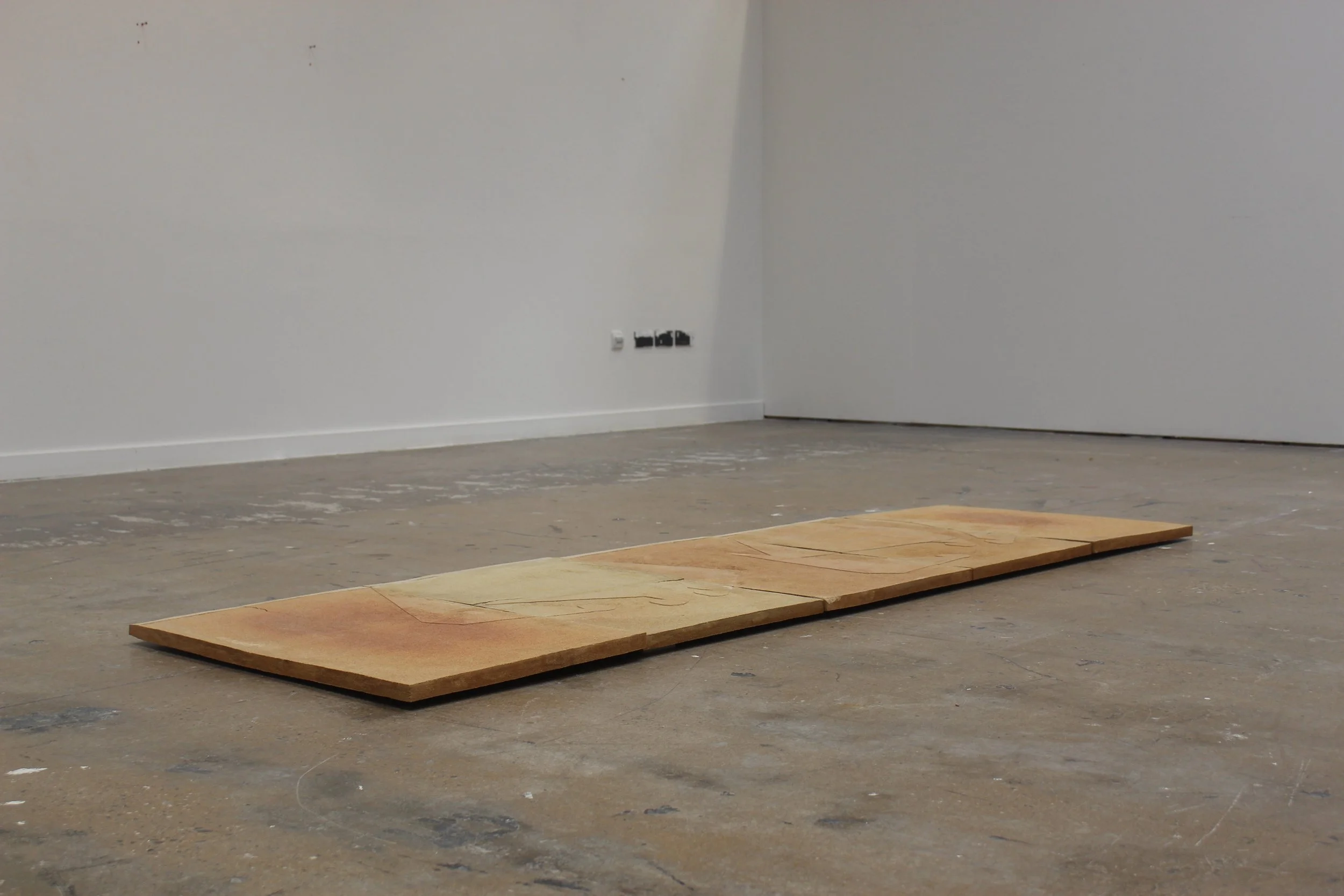 Installation view of 'Interaction I (reoriented)' (2025).