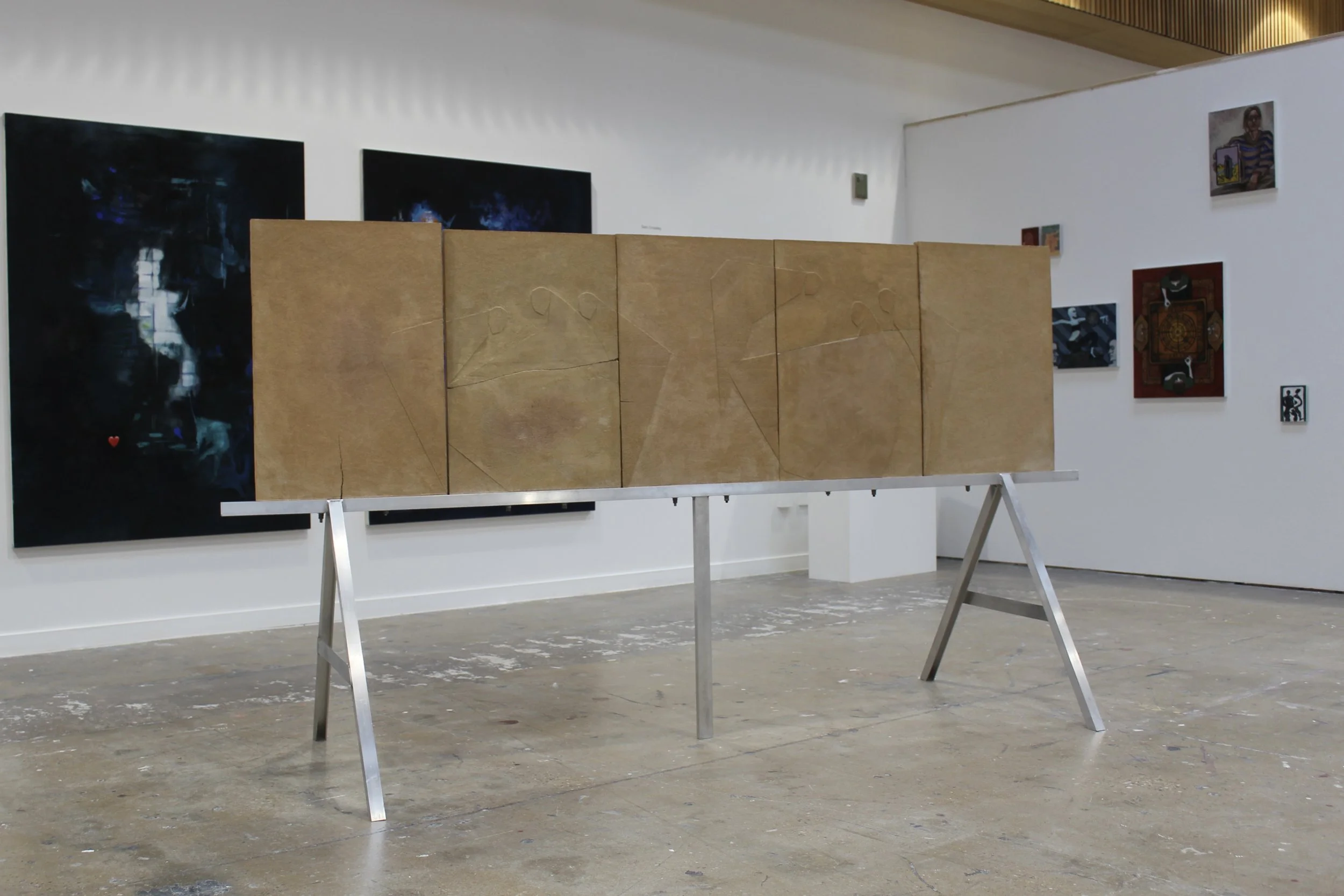 Installation view of Bath School of Art Degree Show 2025.