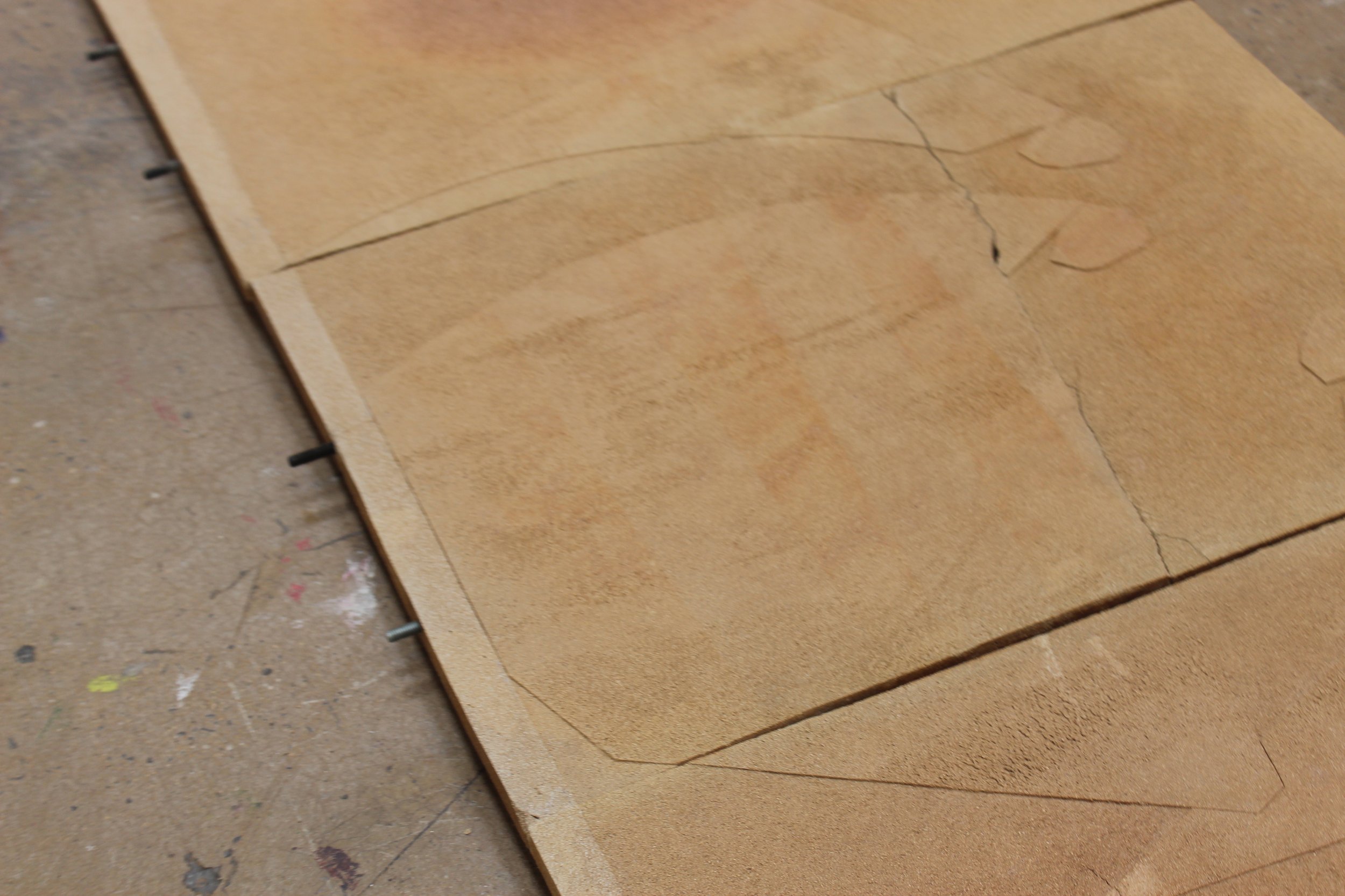 Detail of 'Interaction I (reoriented)' (2025).