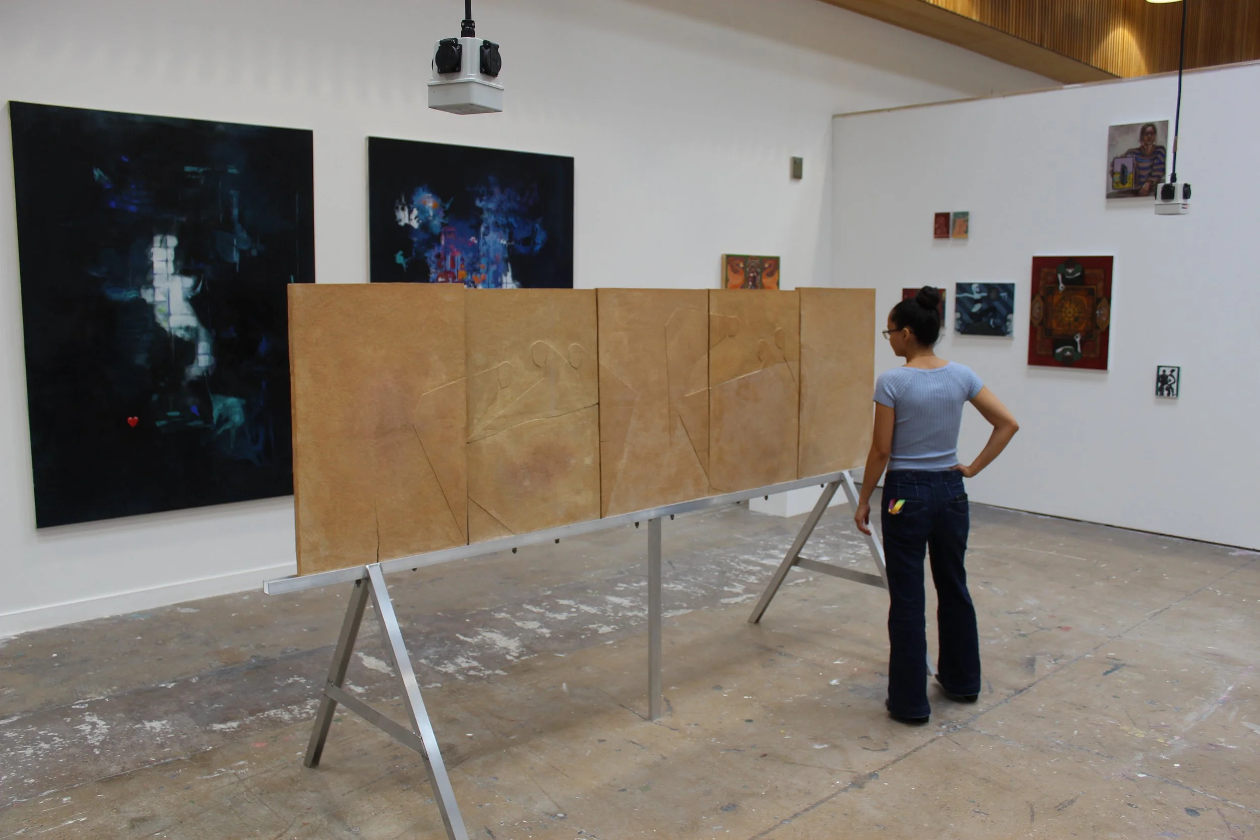 Installation view of Bath School of Art Degree Show 2025.