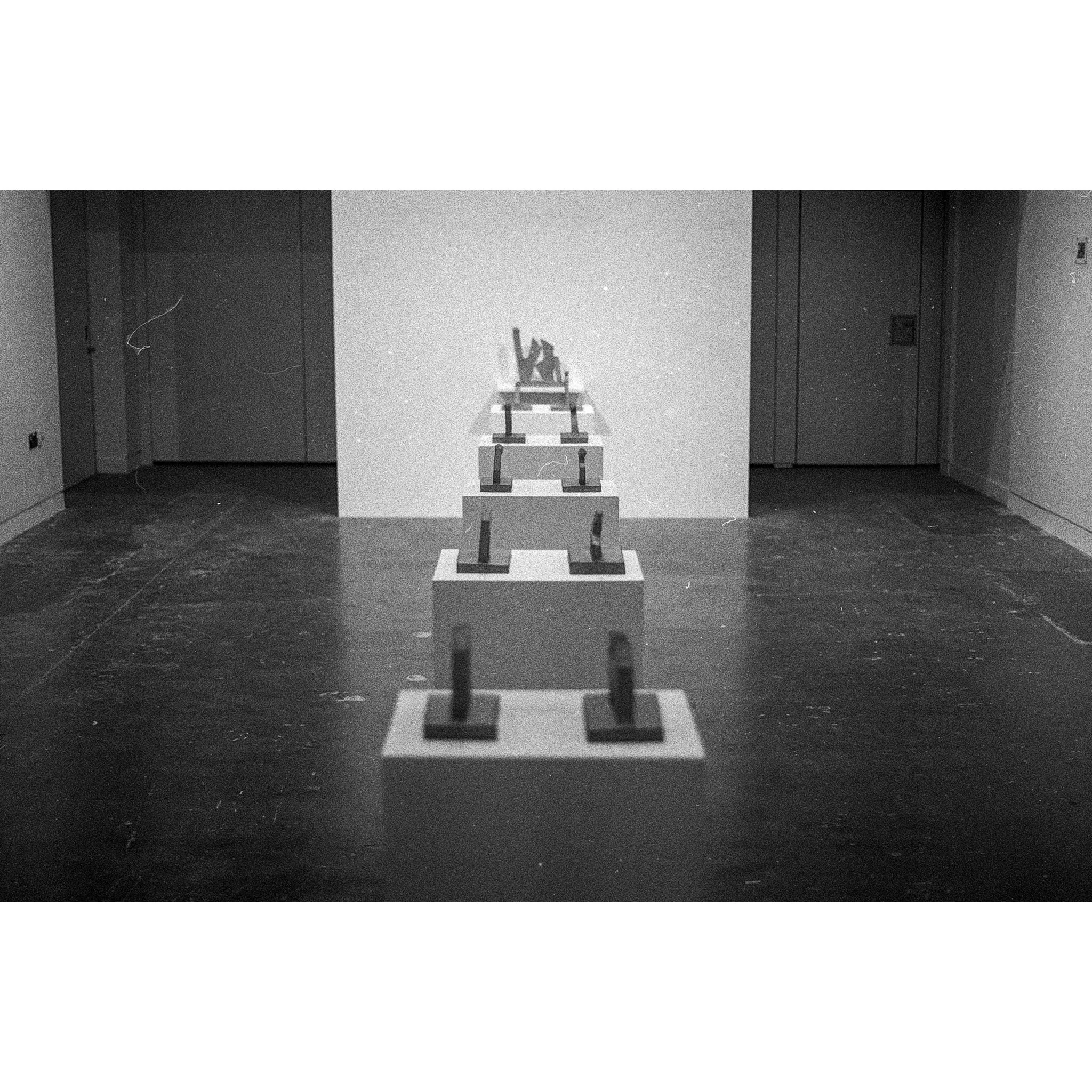 Photograph of the private view of 'Izatt Shortman, Harry Wilkins' at Michael Pennie Gallery, Bath, 2024. © Jakub Knap, 2024