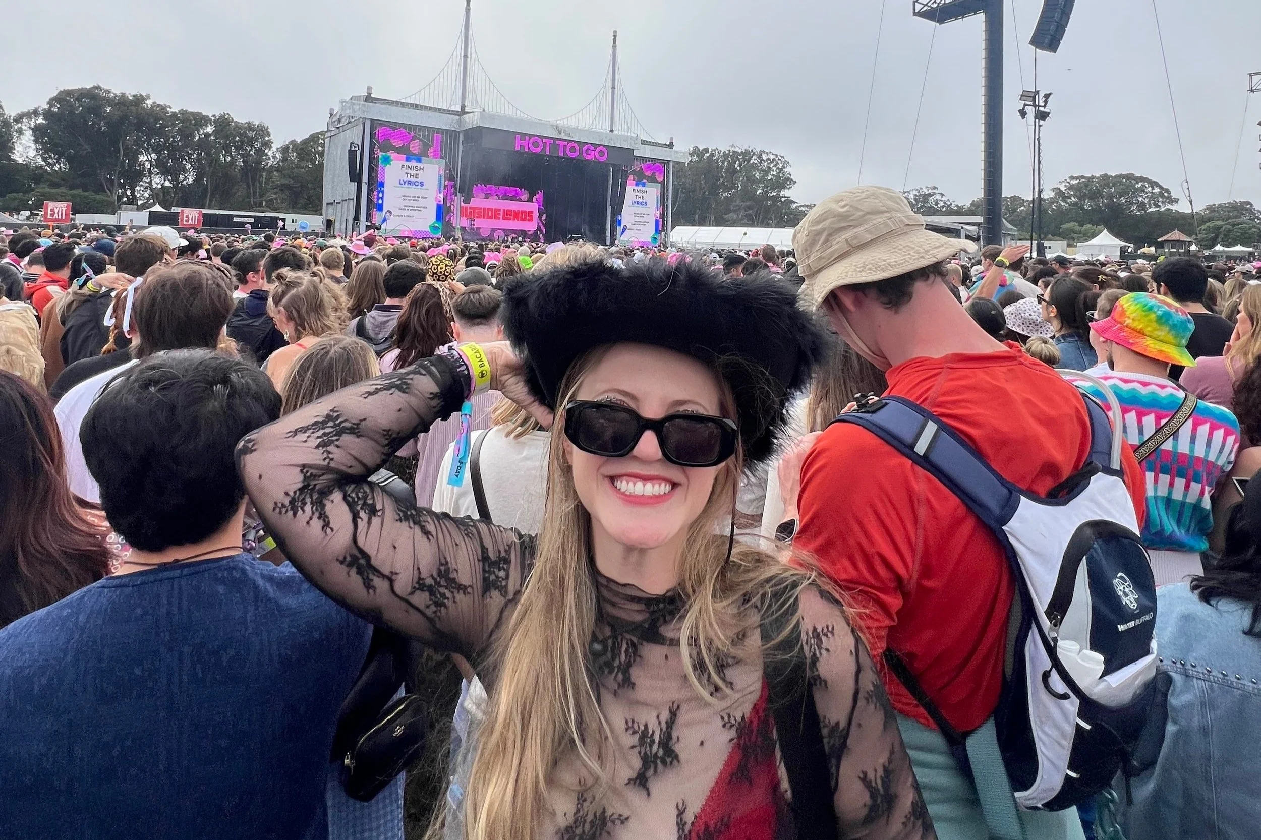 Cycle instructor at Outside Lands Rave