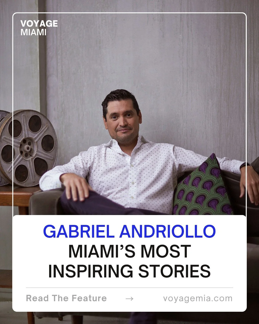 20+ years of storytelling, countless borders crossed, and one guiding principle: build bridges, not walls. Grateful to @voyagemiami for letting our founder &amp; CEO @officialgabo share the journey that led to @inFocus PR. From Buenos Aires to launch