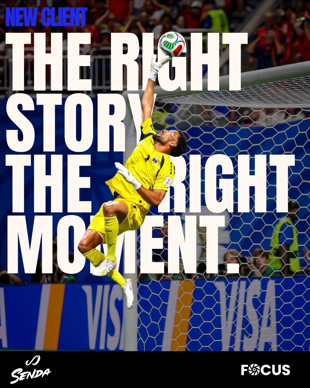 We're at the World Cup. 🌍⚽
@sendaathletics x inFocus PR.
Vozinha stopped Spain. Cape Verde made history. And he did it all in Senda cleats.
This is the story nobody saw coming. And we're proud to be part of telling it.
A global brand with Argentine 