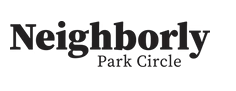 Text reading 'Neighborly Park Circle' with 'Neighborly' in bold
