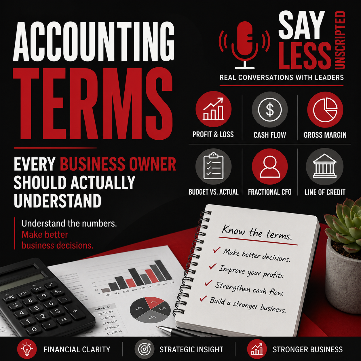 Accounting Terms Every Business Owner Should Actually Understand