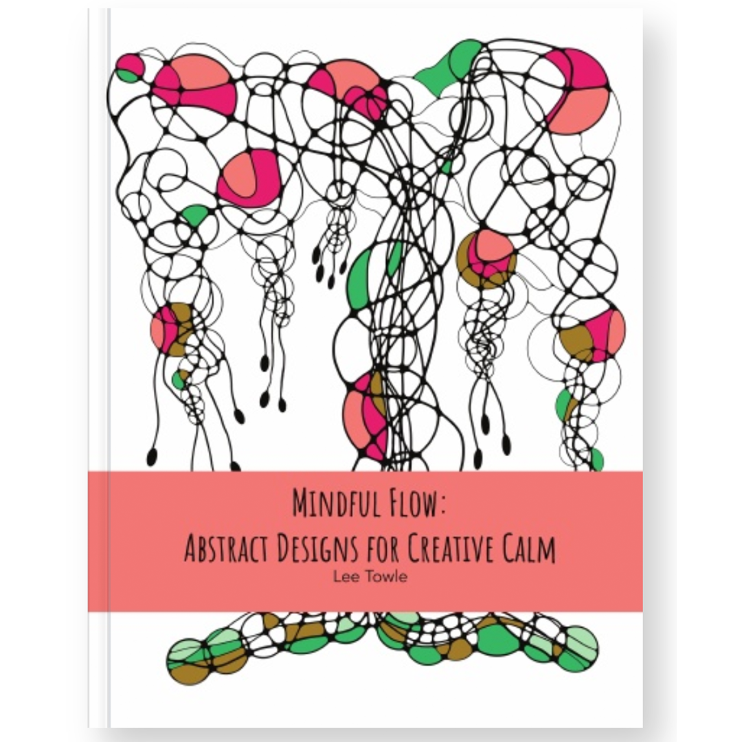 Mindful Flow: Abstract Designs for Creative Calm Coloring Book