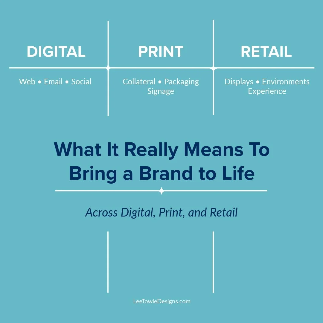 A brand isn&rsquo;t experienced in one place&mdash;it&rsquo;s experienced everywhere.

From digital touchpoints to print materials to physical environments, consistency is what turns individual assets into a recognizable brand system. When those piec