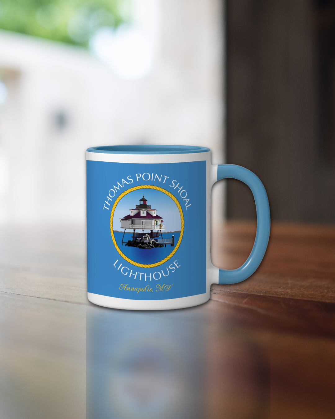 Thomas Point Shoal Lighthouse, Annapolis, MD, Coffee Mug