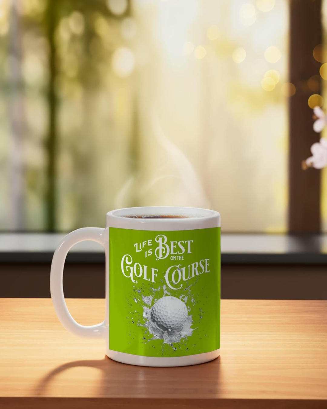 Life is Best on the Golf Course - Splash Ball Mug