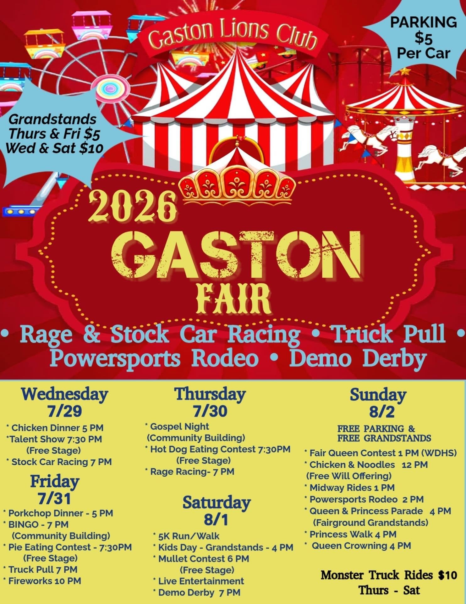 Gaston Lions Club Fair