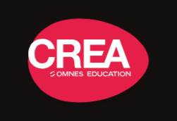 Logo de CREA, organisation liée à l’éducation accompagnée par Wanda Studio
