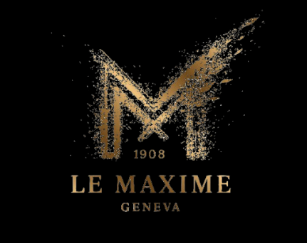 Logo de Le Maxime Genève, établissement de référence accompagné par Wanda Studio