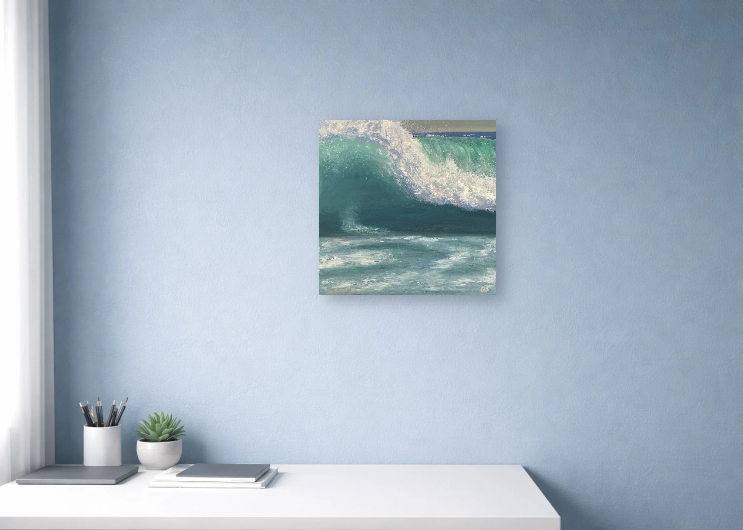 Olena Shyshkova Gathering Strength 20x20 2025 10x10 Wall.jpg