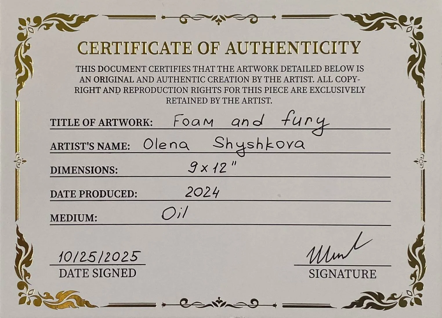 Foam and fury certificate.jpg