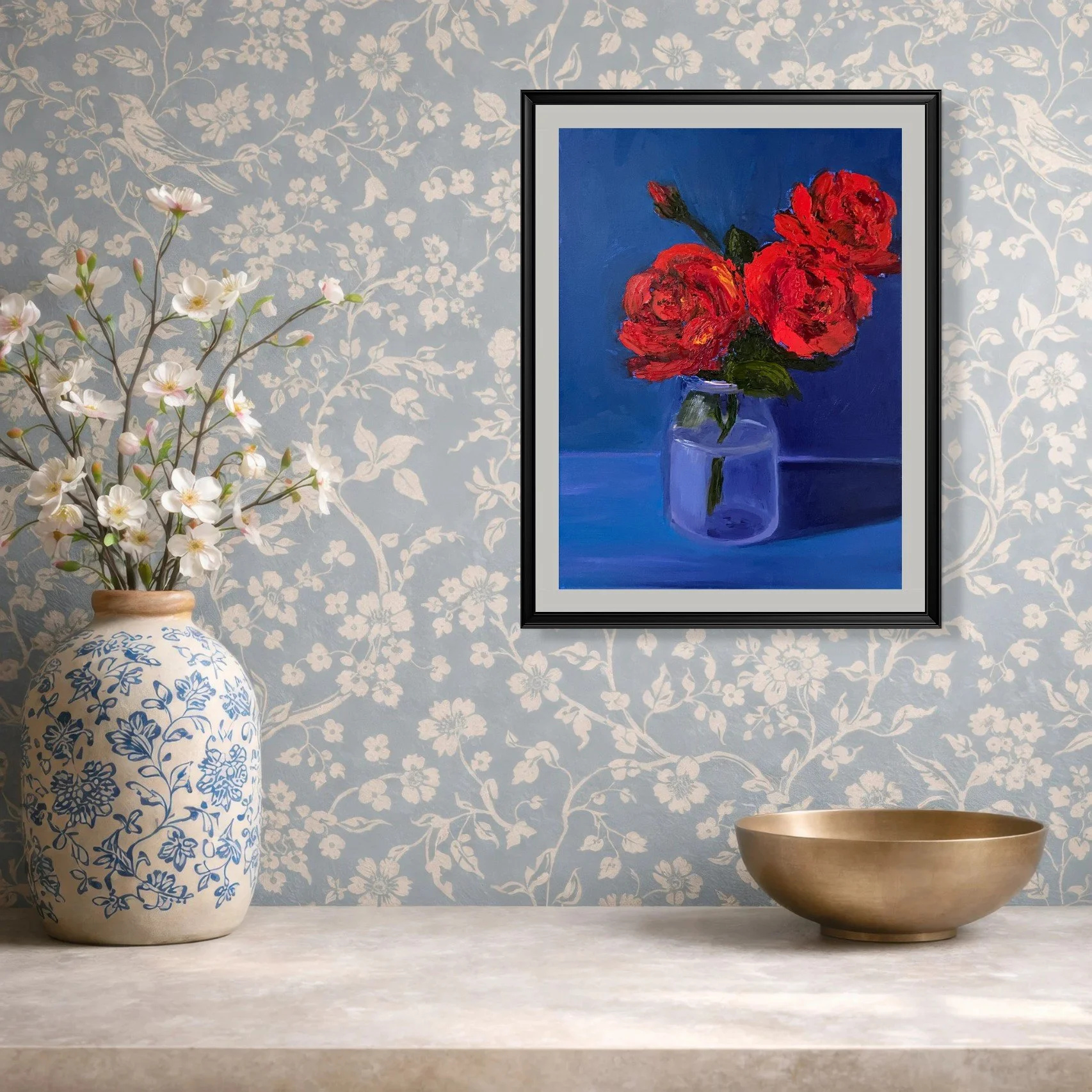 Olena Shyshkova Red roses 2025 11x14 Wall1.jpg