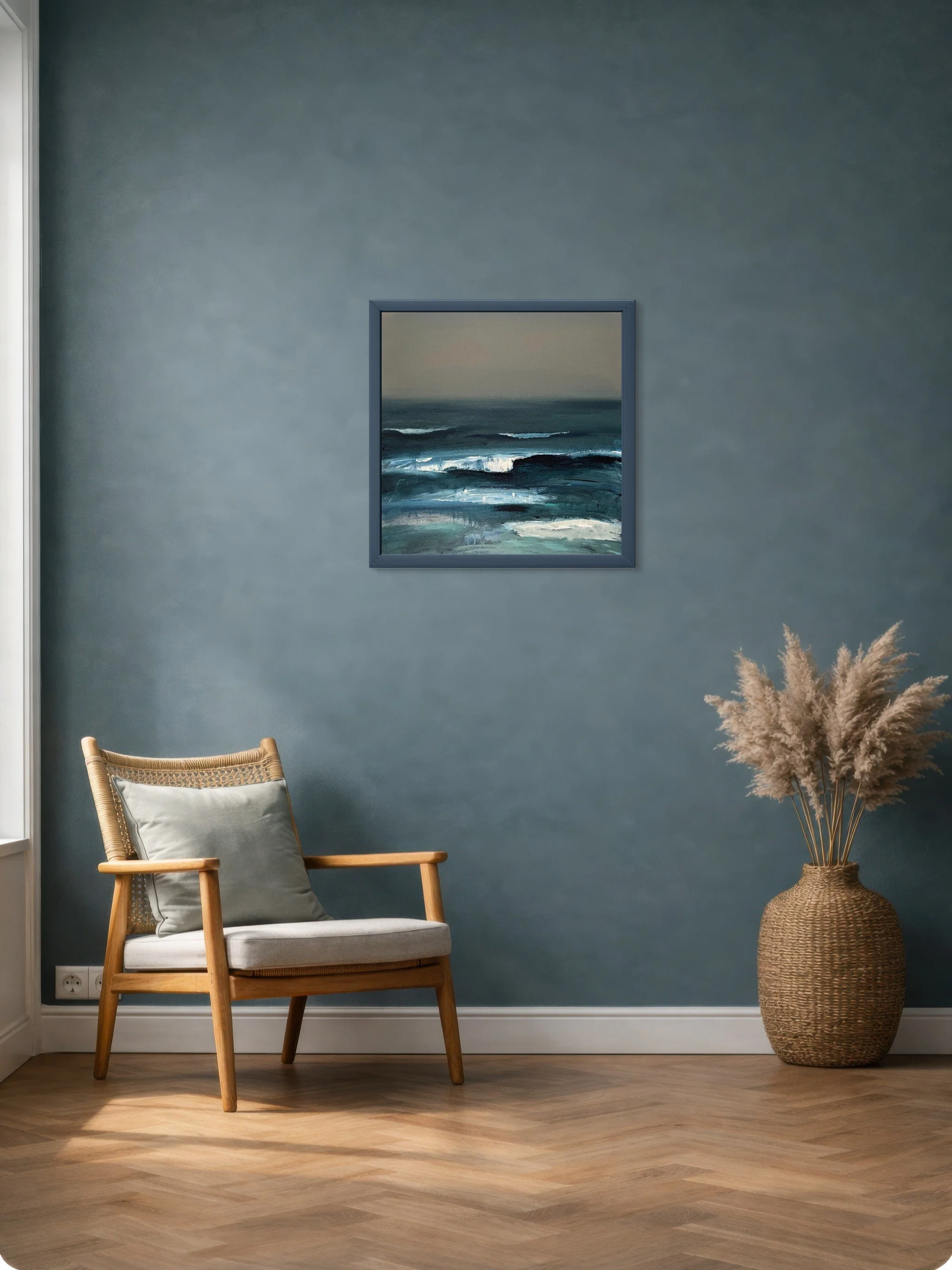 Olena Shyshkova Breath of the ocean 2026 24x24 Wall2.jpg