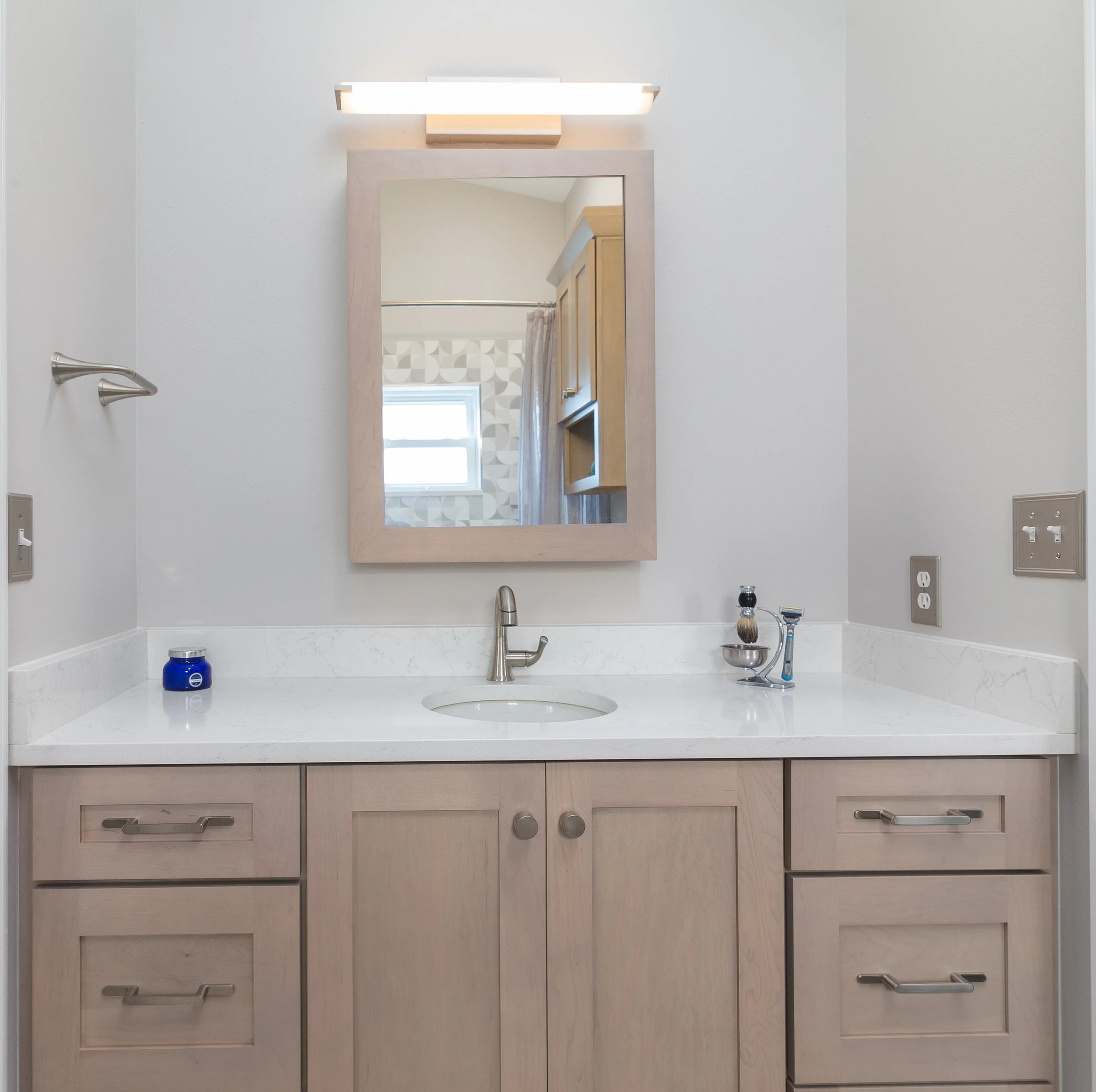 Glam in the Cape - Guest Bathroom Remodel