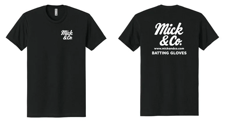 🔥 The wait is over! 🔥
Mick &amp; Co. T-Shirts are now live on our website &ndash; available in clean Black and crisp White. Perfect for repping the brand on and off the field. Don&rsquo;t miss out!

Shop now 👉 link in bio 

#MickAndCo #BaseballLif
