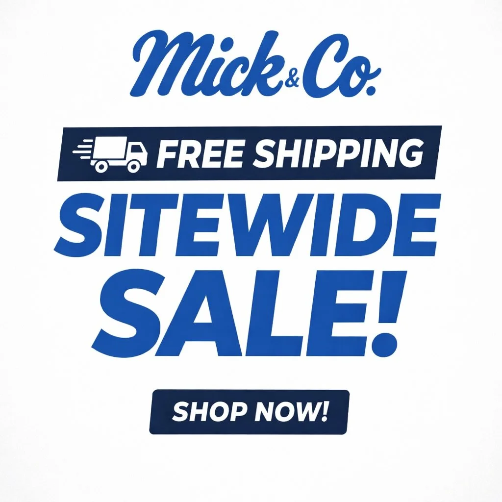 🚚 FREE SHIPPING
🔥 SITEWIDE SALE

No codes. No limits.
Gear up now while it lasts.

👉 Shop now at mickandco.com